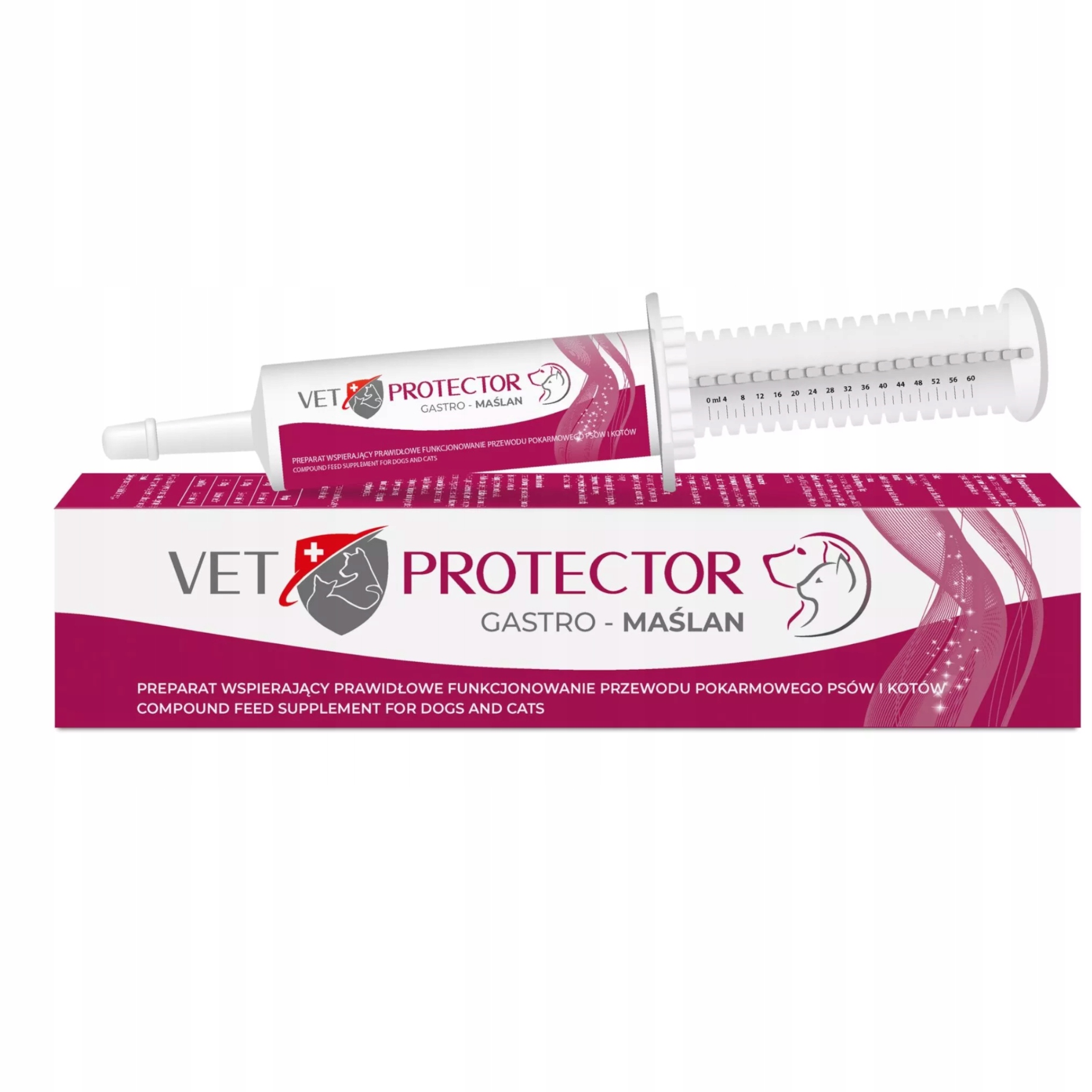 Levně Vet Protector Gastro Maślan Turbo stříkačka 60 ml
