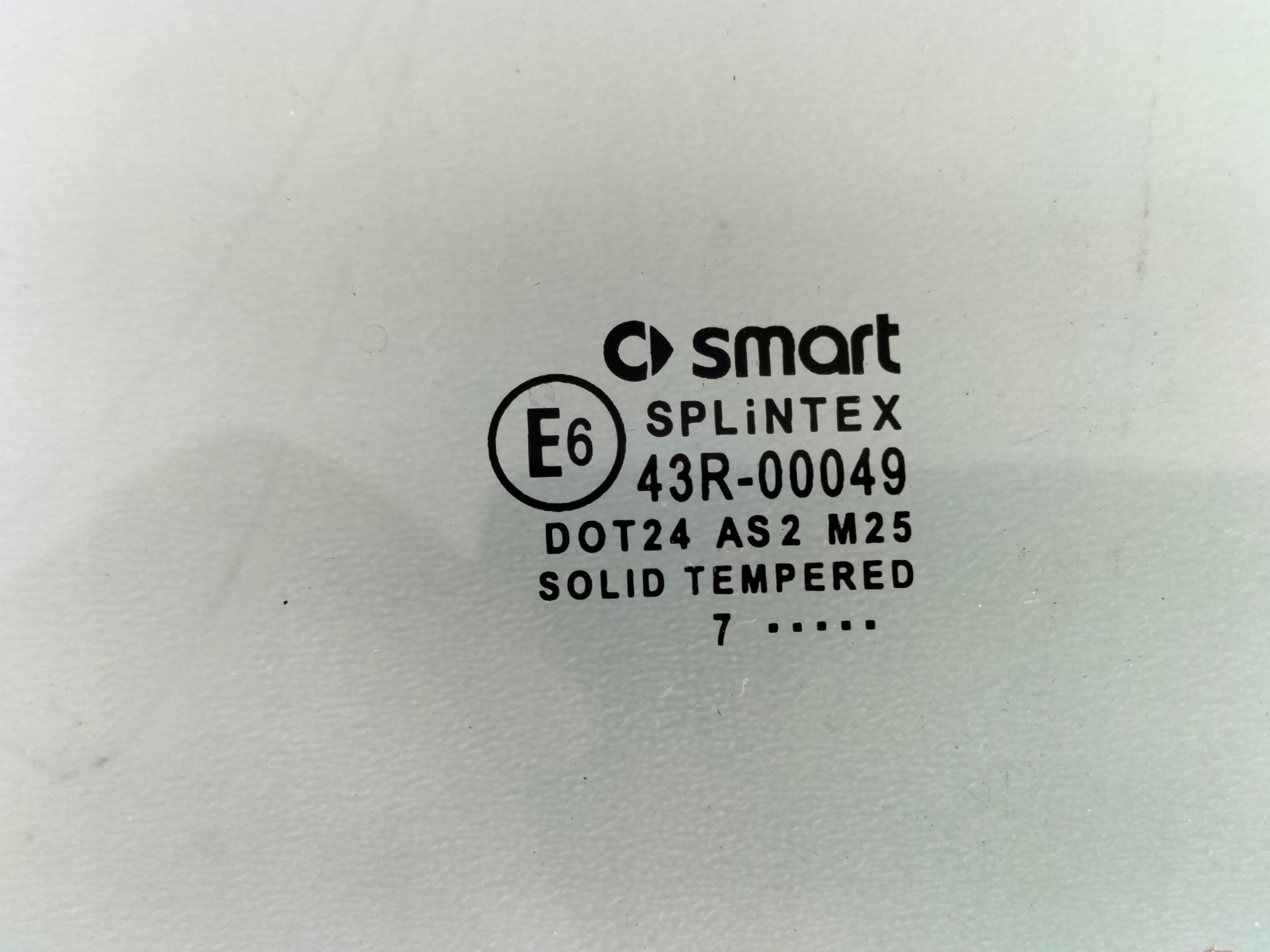 window door przednich front left SMART FORTWO 451 07-13 SPLINTEX