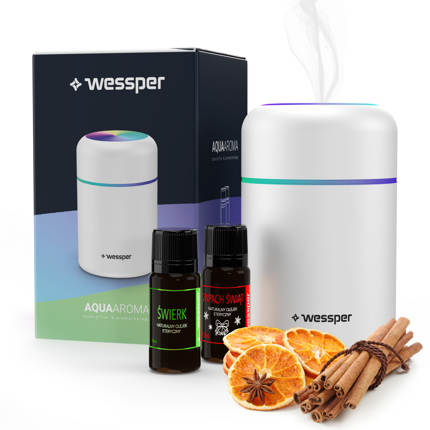 

Aromatyzer Nawilżacz Powietrza DYFUZOR+2 Zapachy