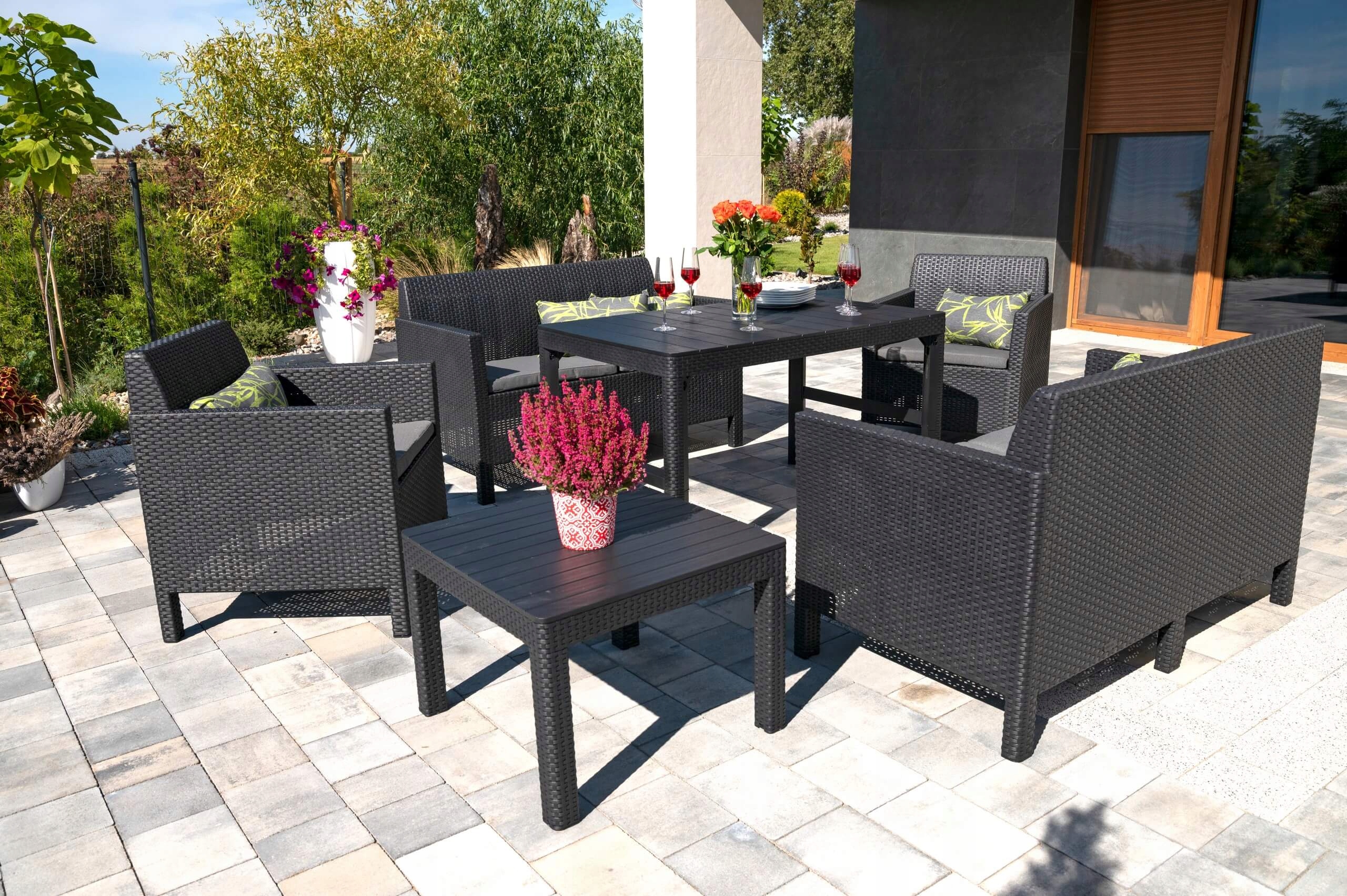 Keter Stolik ogrodowy STOLIK KAWOWY ORLANDO z tworzywa + BIEŻNIK GRATIS Linia Orlando