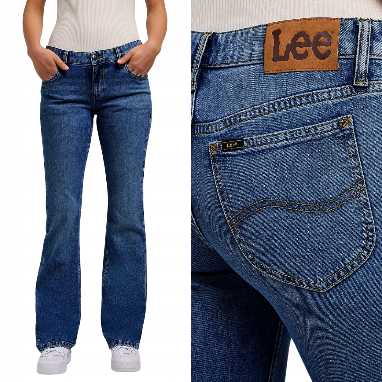 Lee Marion Straight Rain Falls dámské rovné džíny W32 L35