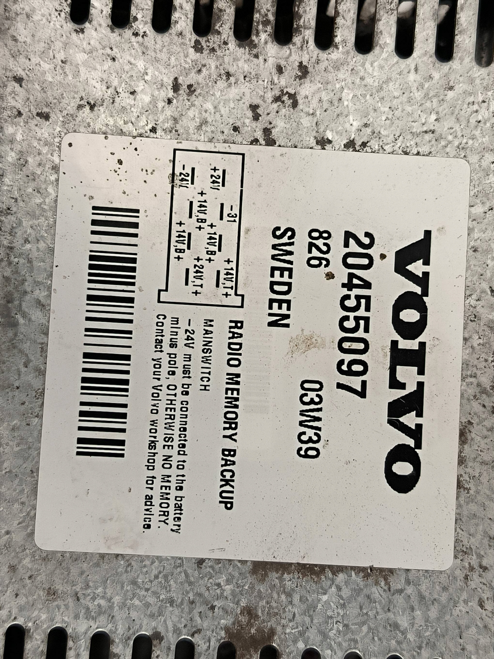 module 20455097 VOLVO FL 250