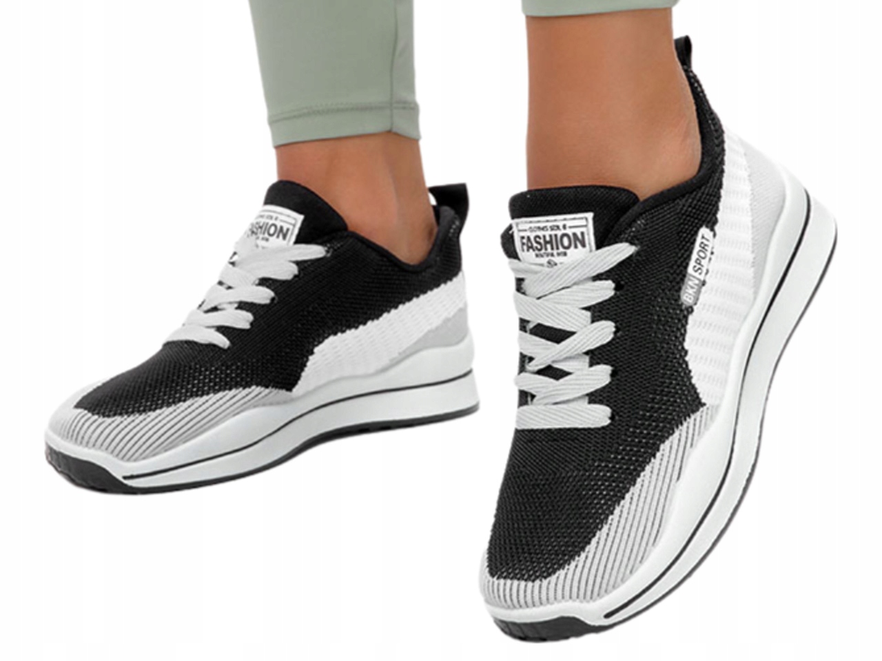 BUTY SPORTOWE DAMSKIE SNEAKERSY NA PLATFORMIE r 36