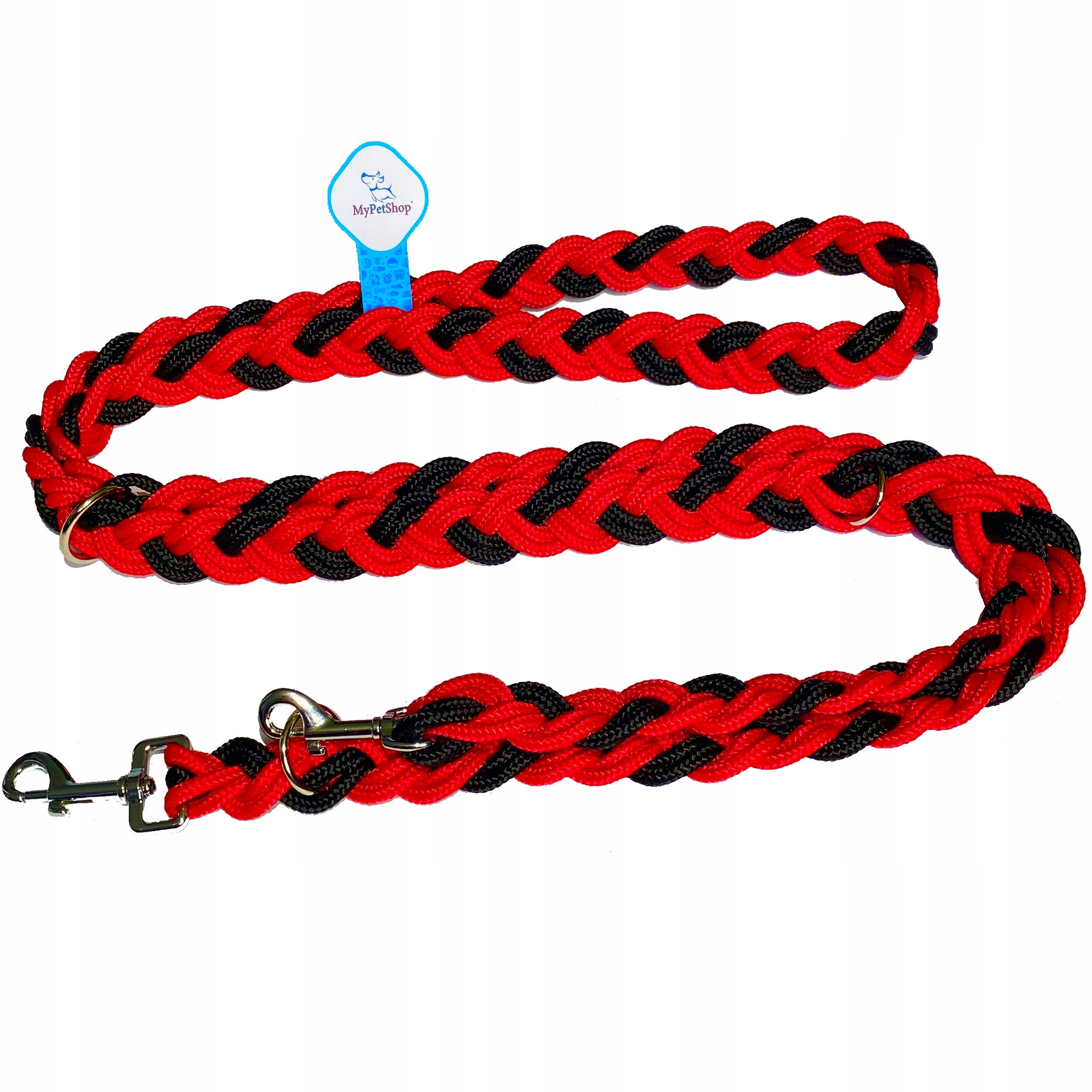 

Smycz Linka Pleciona Gruba 30mm!Regulacja do 300cm