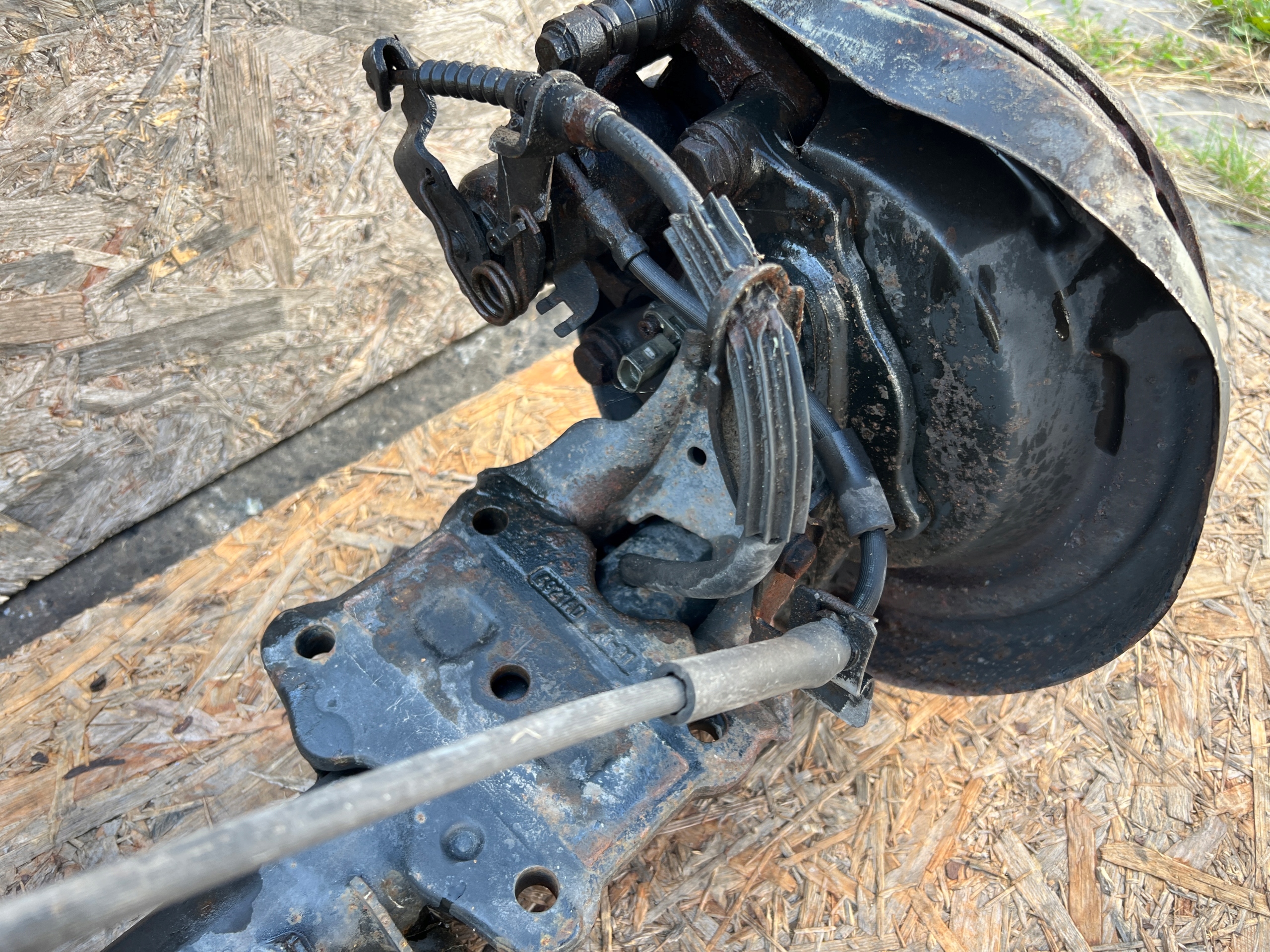 VW CRAFTER II MAN TGE sider rear part rear axis