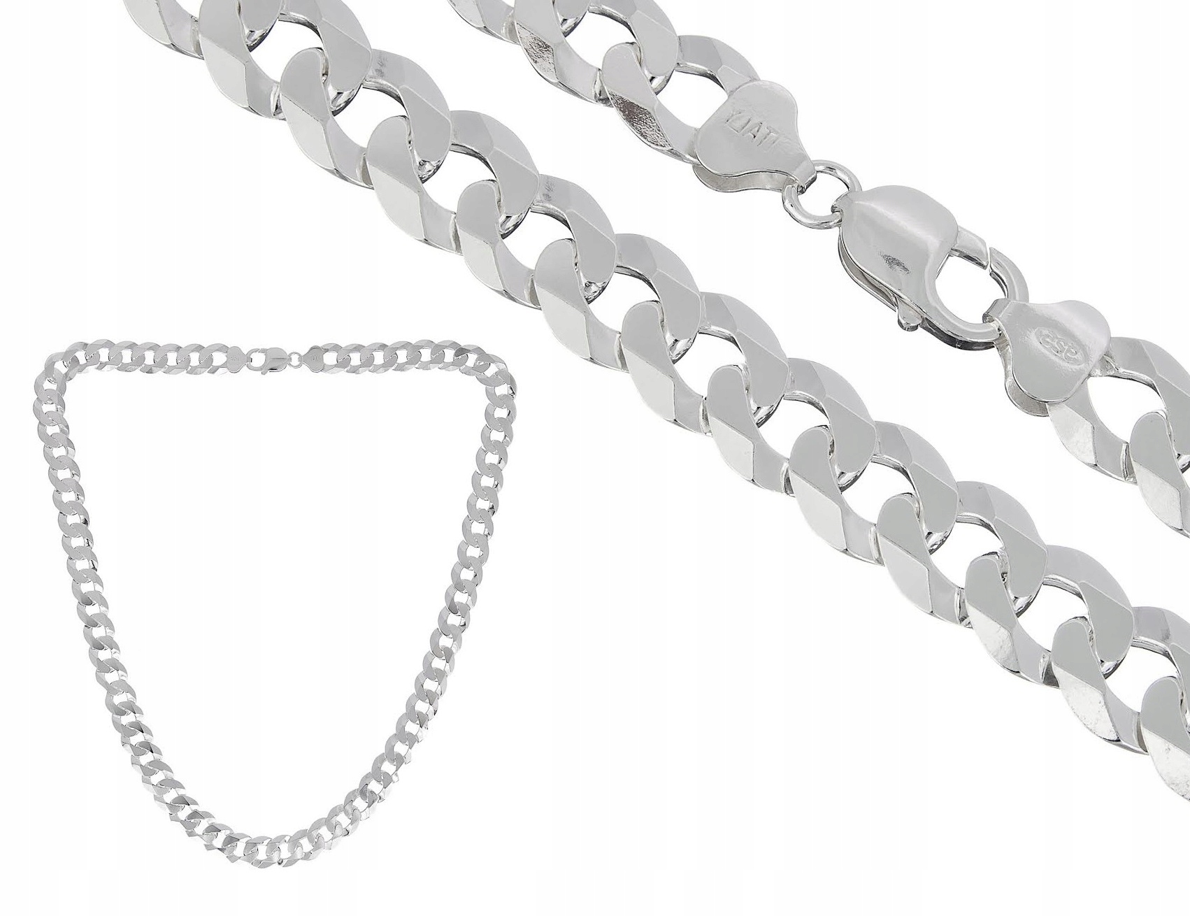 Stříbrný Řetízek Pancr 70 CM 67 Gramů 10 MM Italy