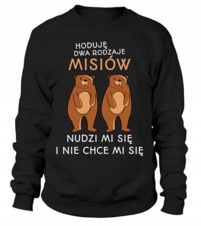 Dámská Mikina Dva druhy medvídků 2XL černá