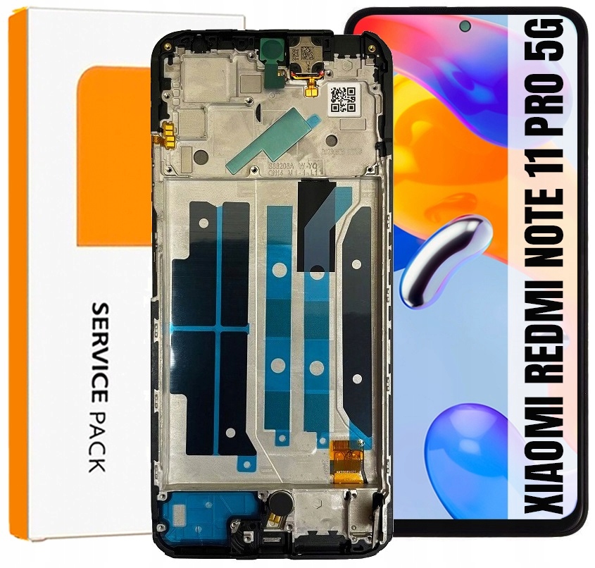 Displej Pro Xiaomi Redmi Note 11 Pro 5G Originál Oem Obrazovka Rámeček