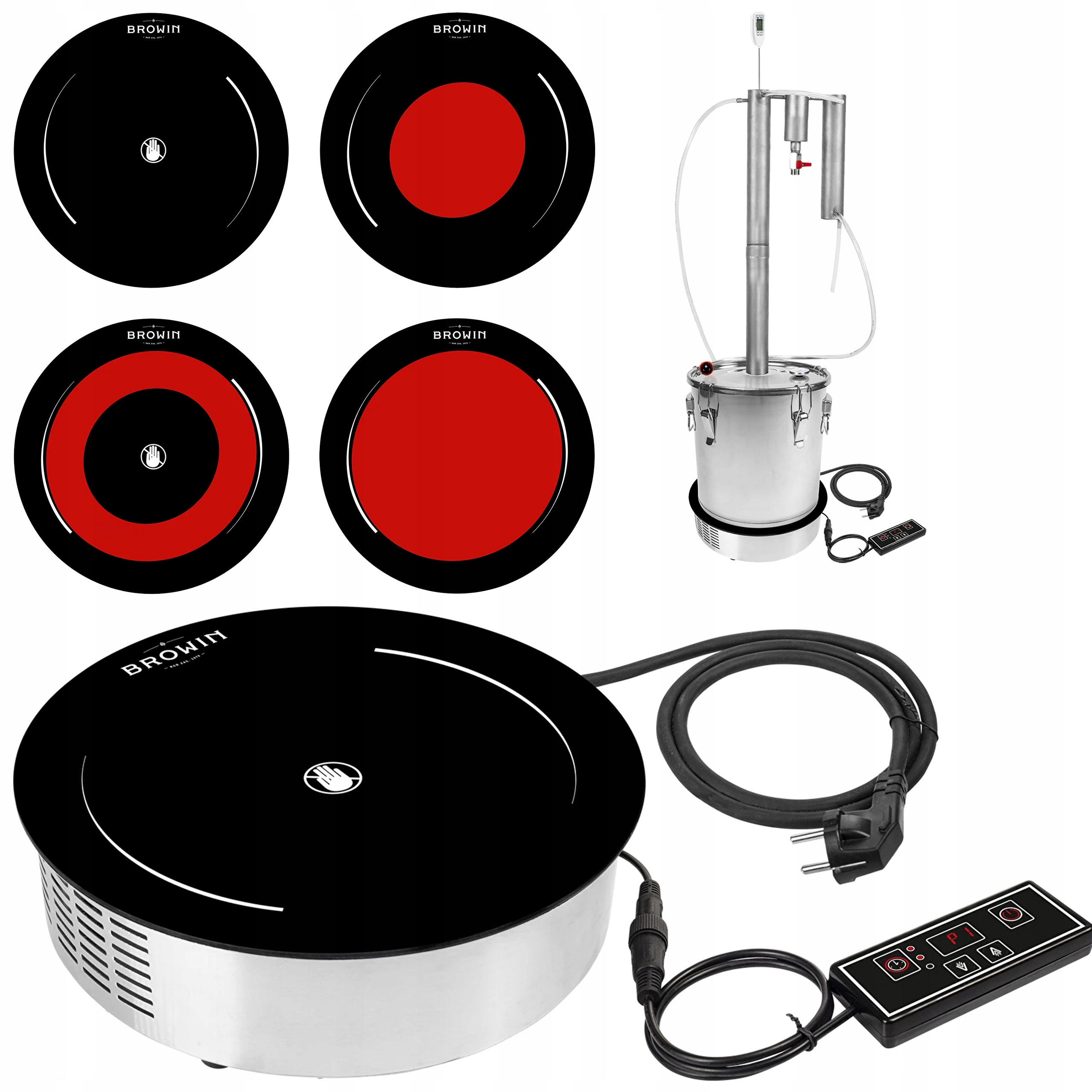 Specjalistyczna Kuchenka Elektryczna pod Destylator Taboret 3200W Browin