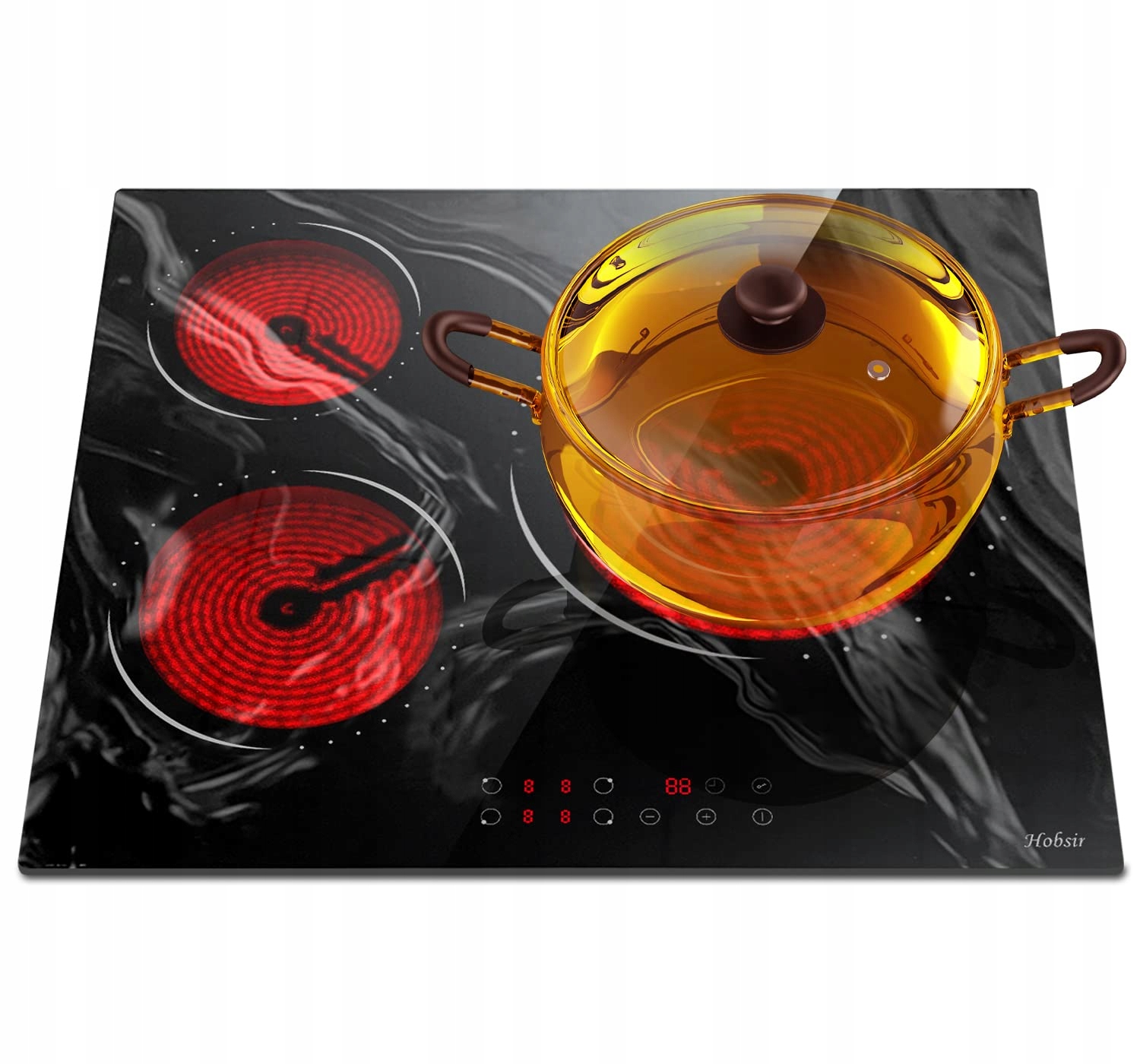 Płyta ceramiczna do zabudowy 3 płyty 30cm 5200W Hobsir inteligentny system