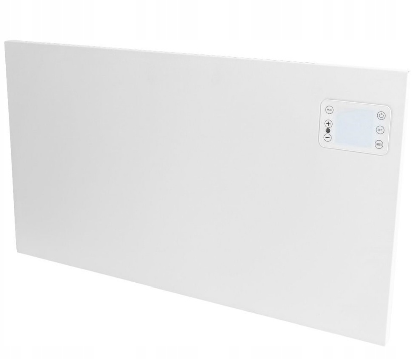 Электрический настенный нагреватель белый 1200 Вт термостат