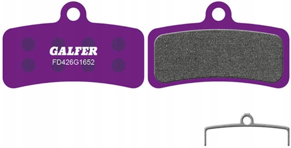 Klocki Okładziny Hamulcowe Galfer Shimano Zee Saint M640 M820 Fioletowe Box