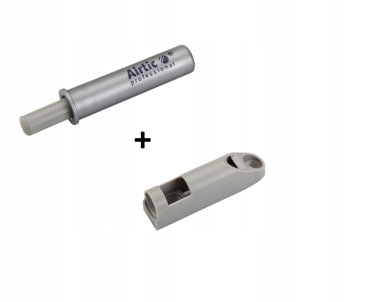 Amortyzator hamulec do drzwi AIRTIC Szary+adapter+