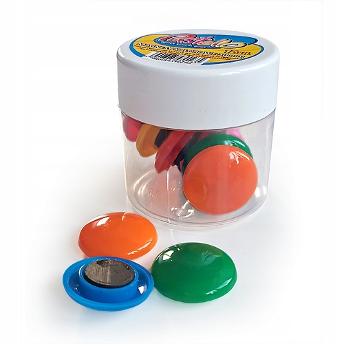 

Magnesy Kolorowe 30mm 12szt. Pastello