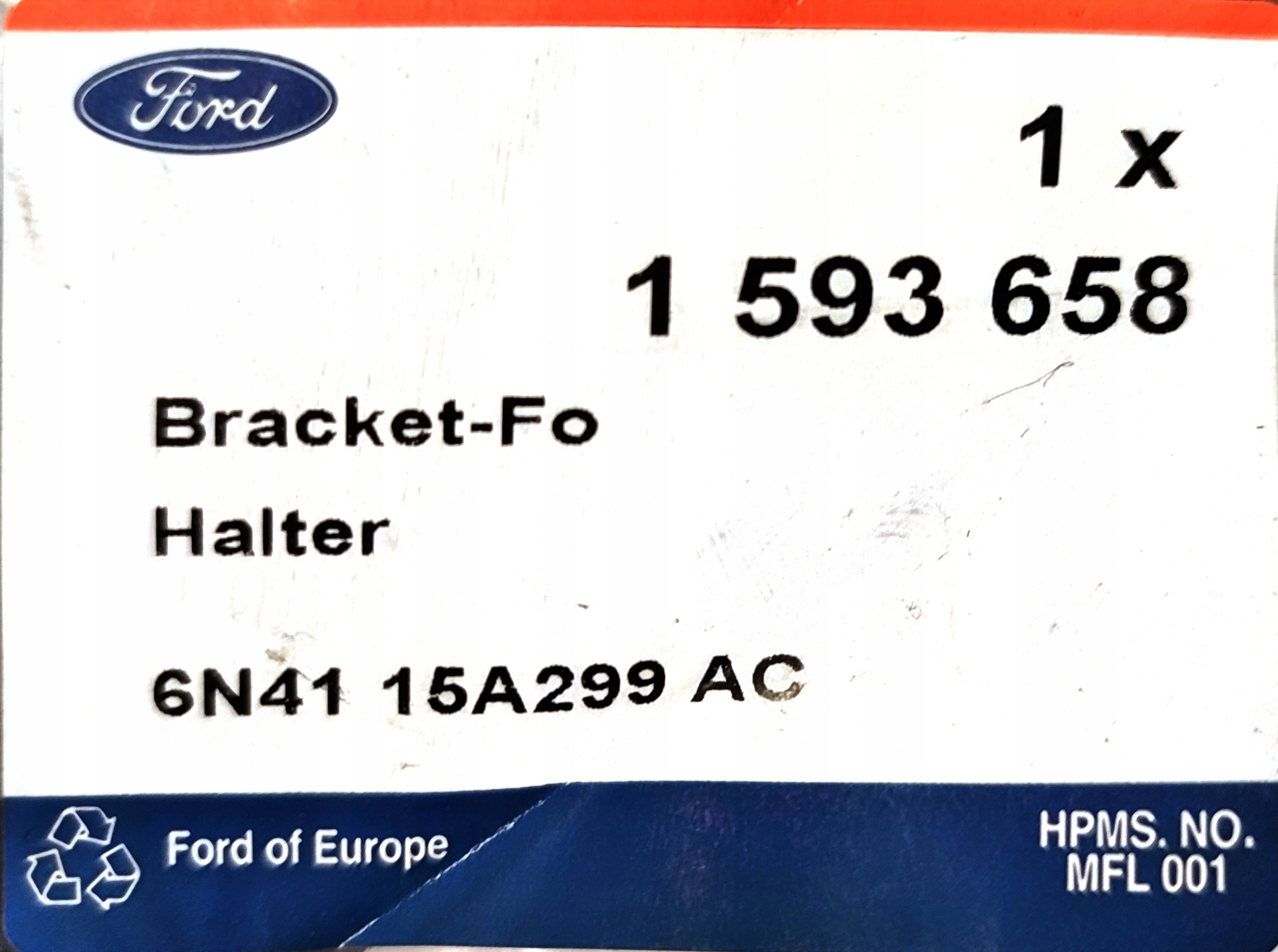6N41-15A299-AC - Галогенная рама левая Ford FOCUS Mk2 кабриолет