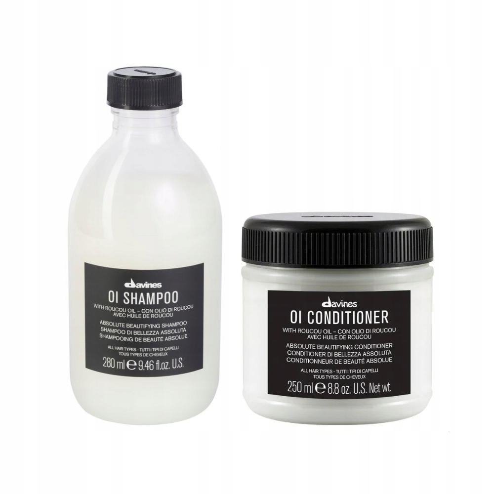 Davines Oi Szampon 280ml Odżywka 250ml odżywienie nawilżenie i połysk