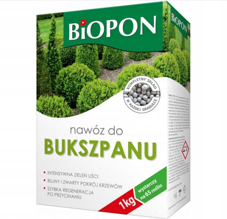 

Biopon Nawóz do bukszpanu 1 kg karton