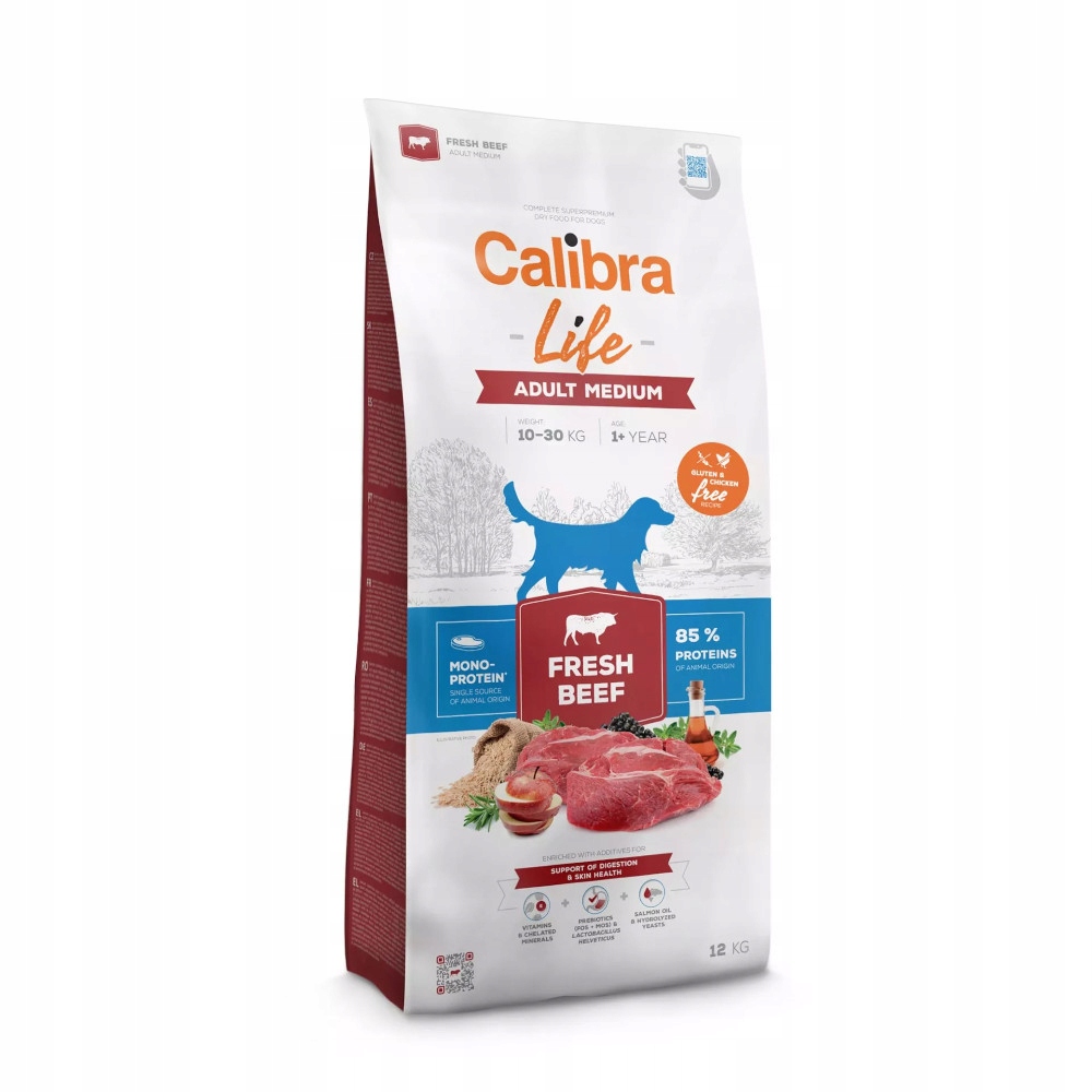 Calibra Life Fresh Beef Adult Medium 12kg