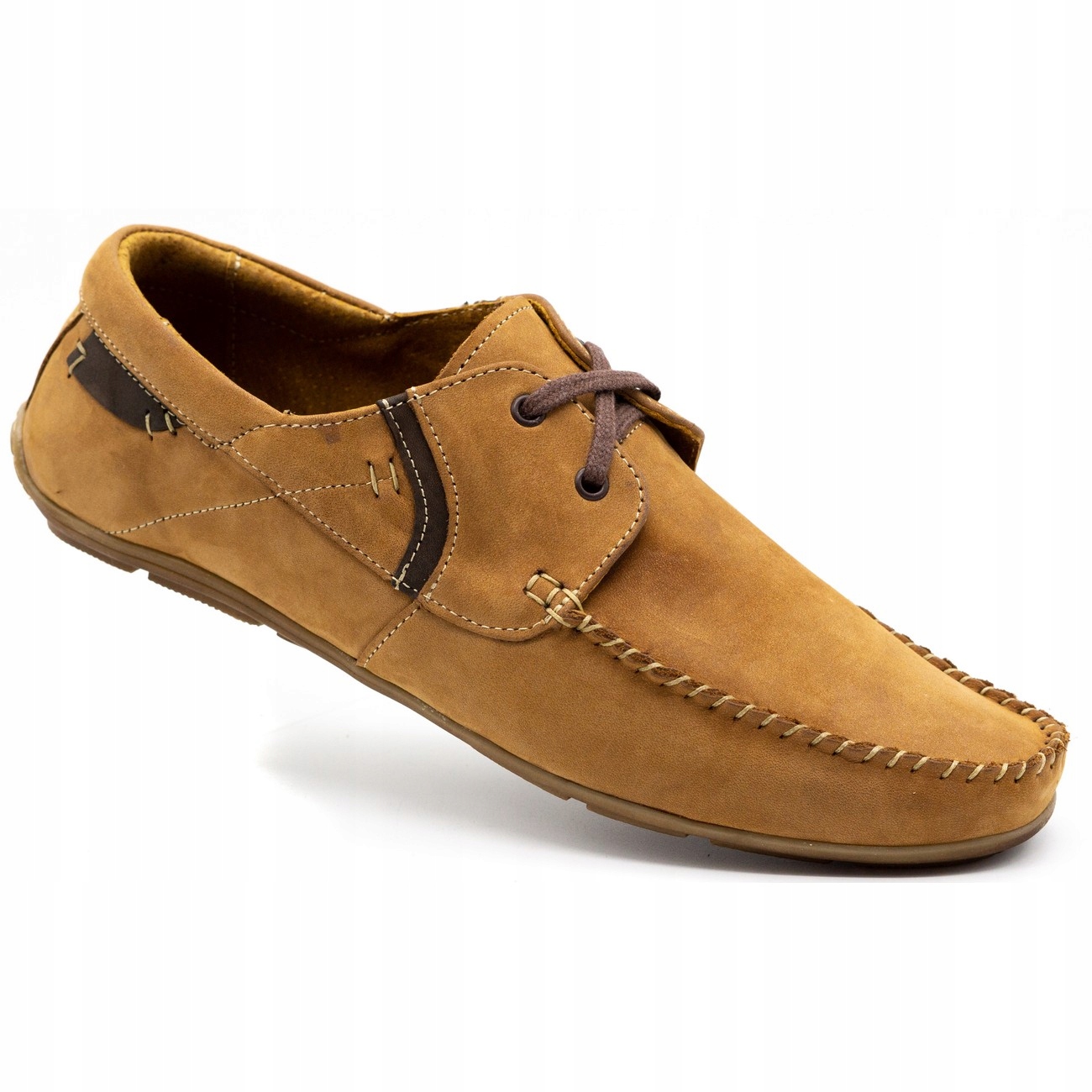 

Buty Męskie Mokasyny Skóra 297 Beż 45