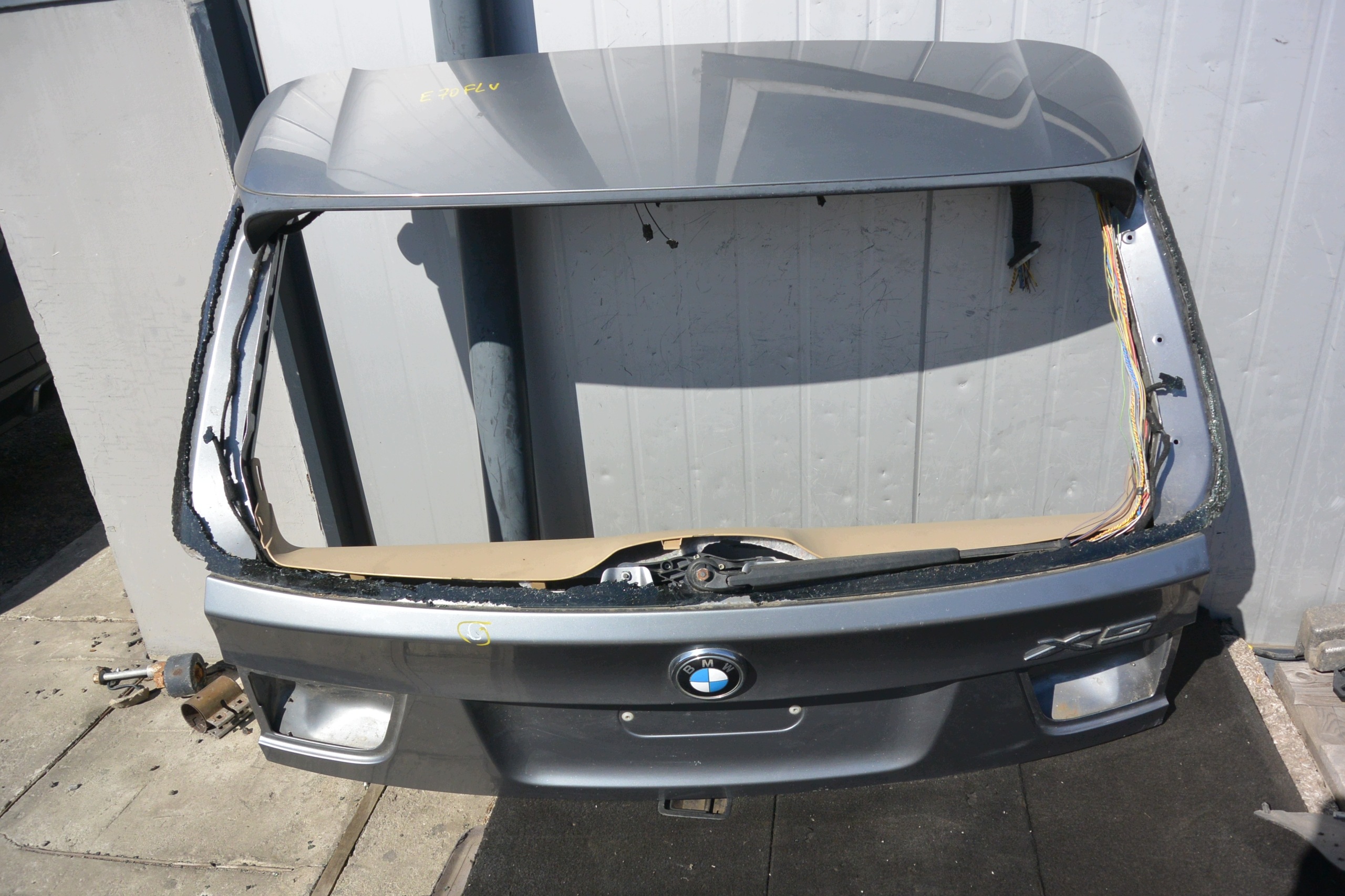 trunk door boot rear part STOP BMW E70 X5-SERIA A52/7 A52 SPACEGRAU LIFT