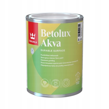 Краска для пола Tikkurila Betolux Akva 0.9 L емкость 0.9 l