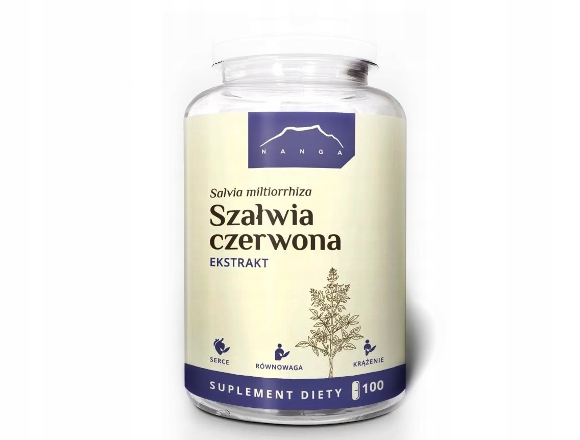 

Nanga Szałwia Czerwona ekstrakt 700mg x 100 kaps.