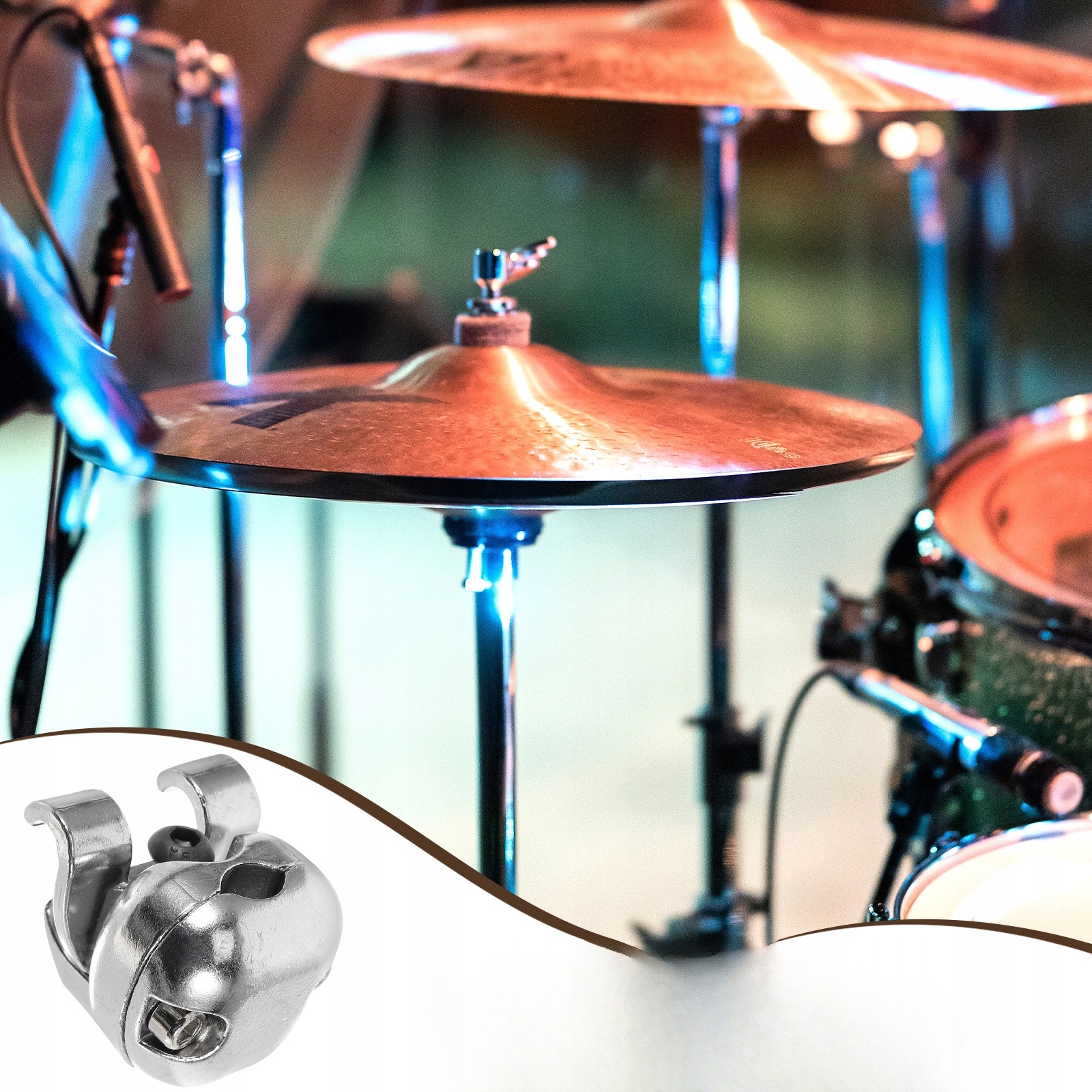 ZACISK CYMBALNY INSTRUMENT MUZYCZNY ZACISK CYMBALNY Marka bez marki