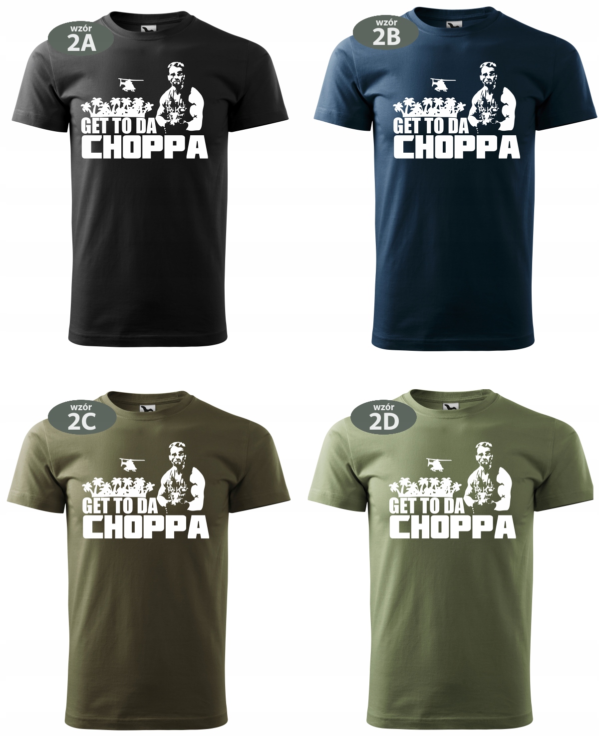 KOSZULKA T-SHIRT GET TO THE CHOPPA ARNOLD PREDATOR Rodzaj gadżetu filmowy