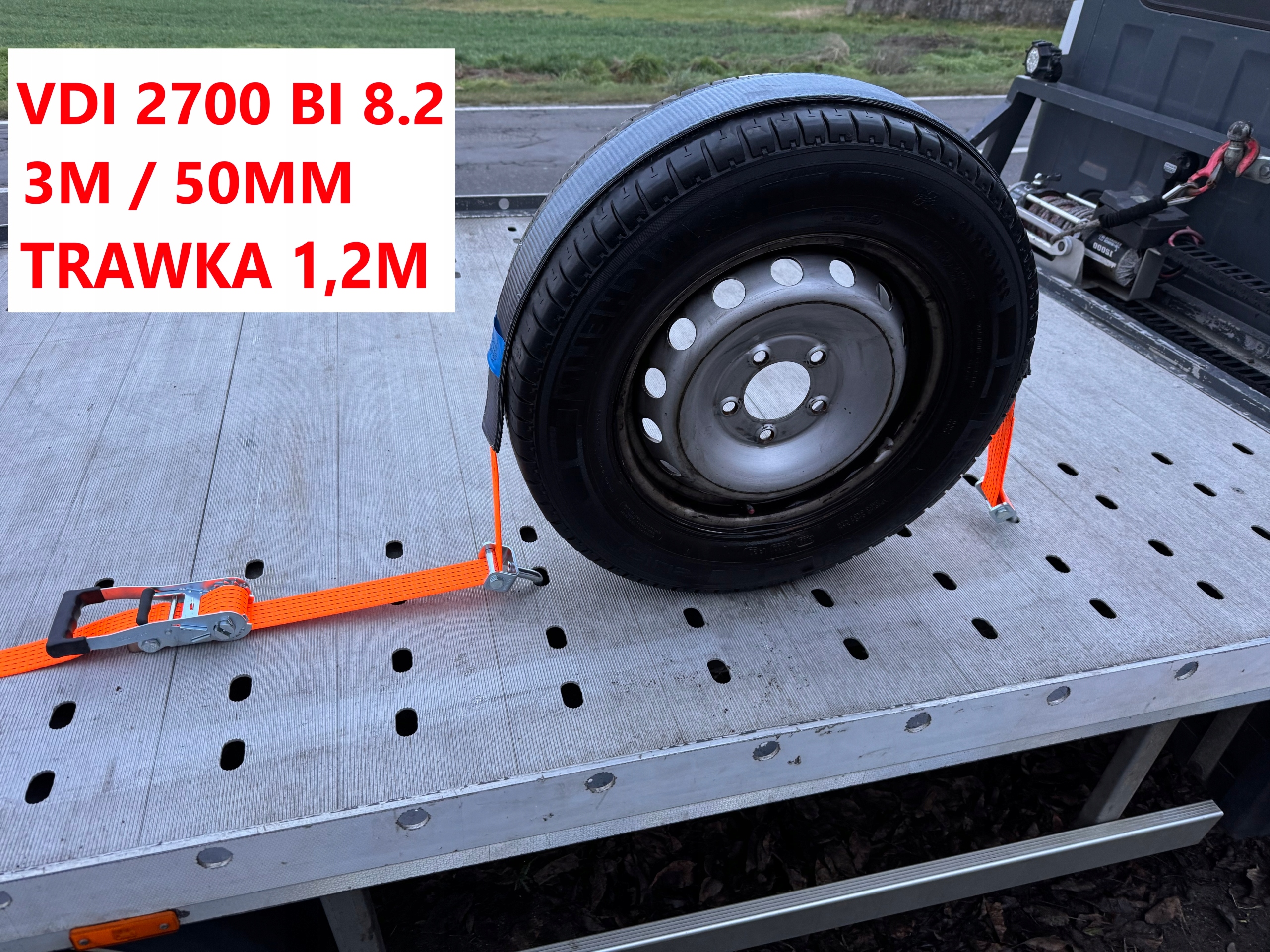 Pás rukáv Chránič pásu Kola Tráva 1,2 m 120 cm VDI 2700 Eta min 0,5 4%