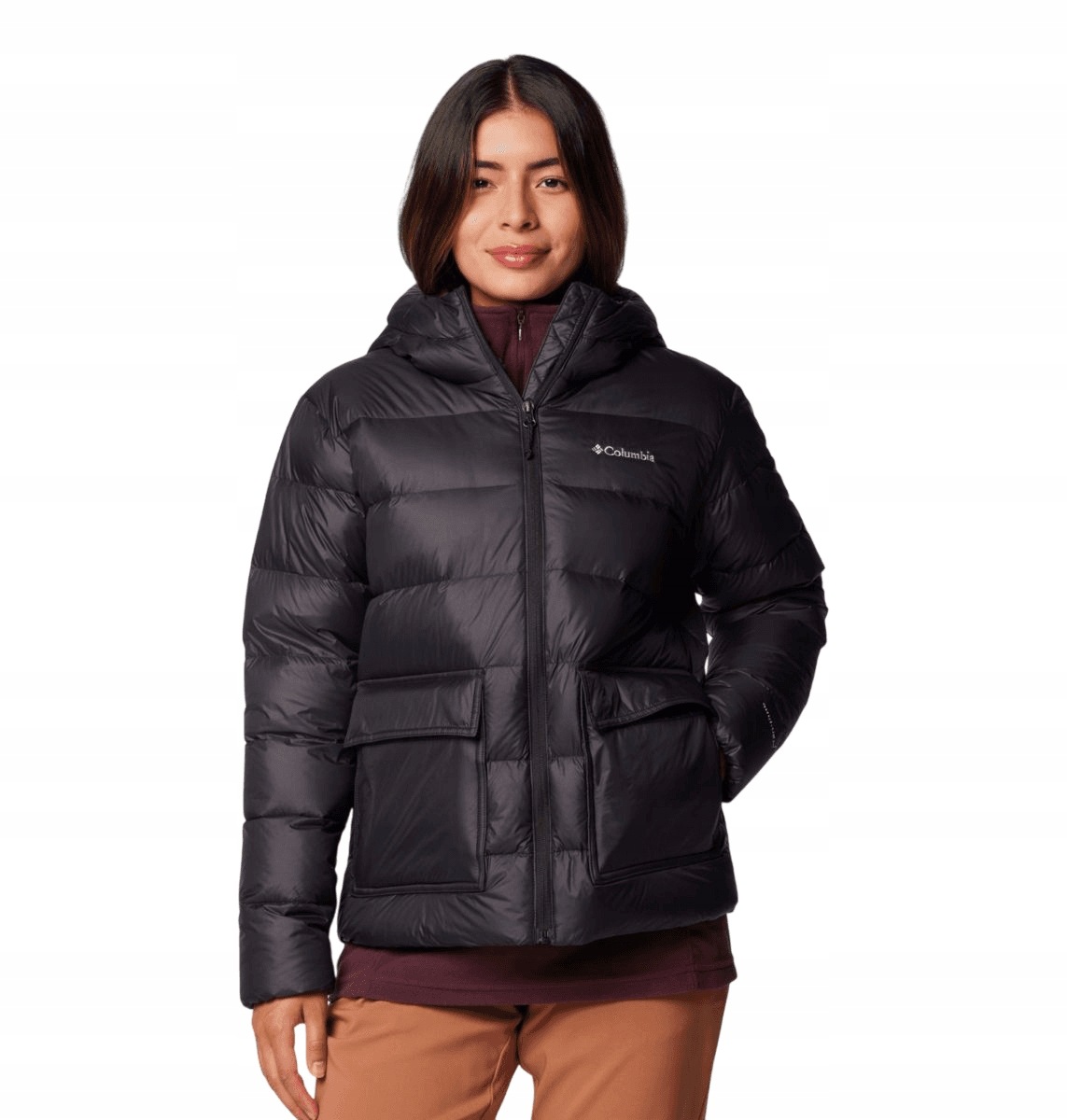 Dámská bunda Columbia Harmony Falls Hooded Down Jacket 20853720 XL