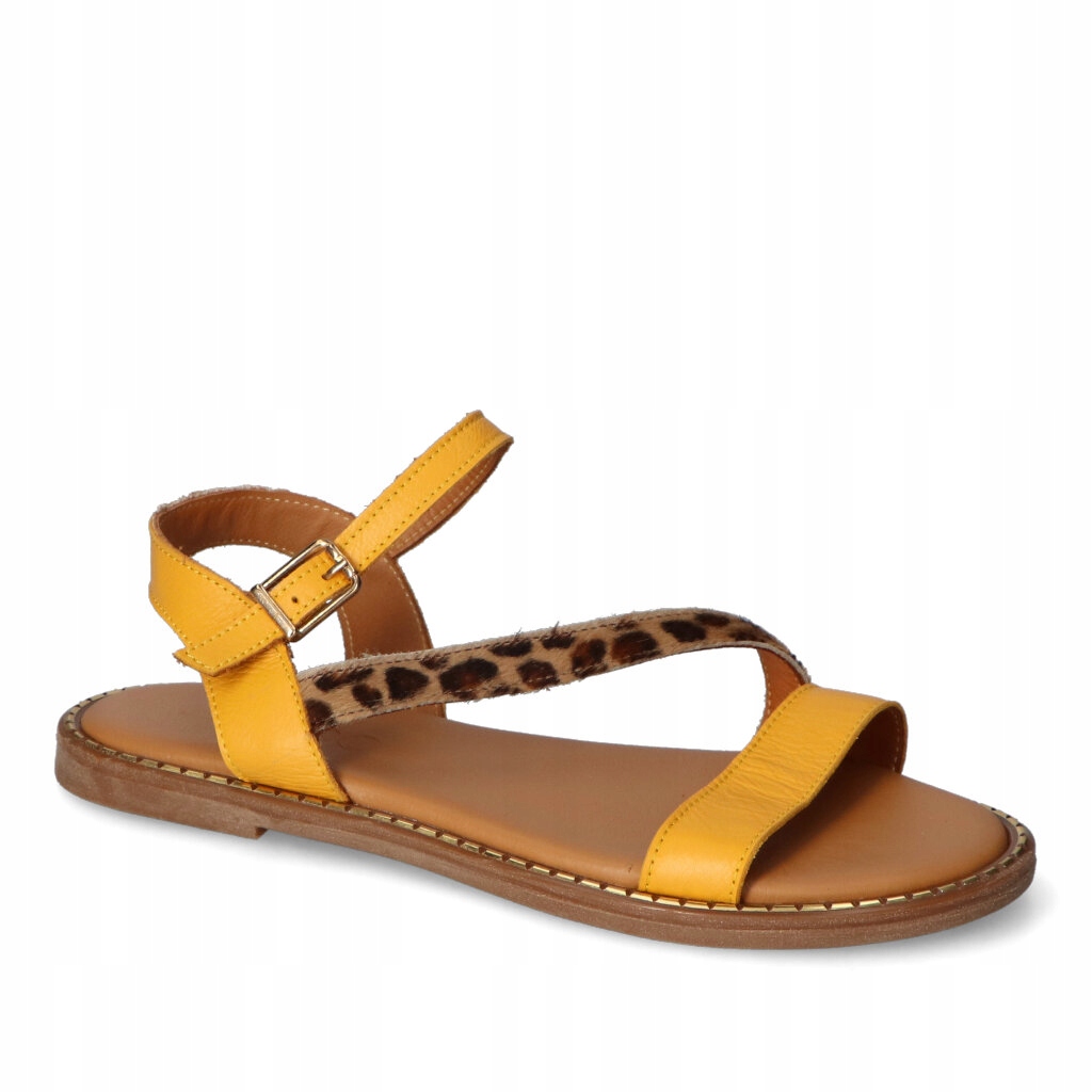 Sandály Modo 705-ZN Oranžové leopard 39
