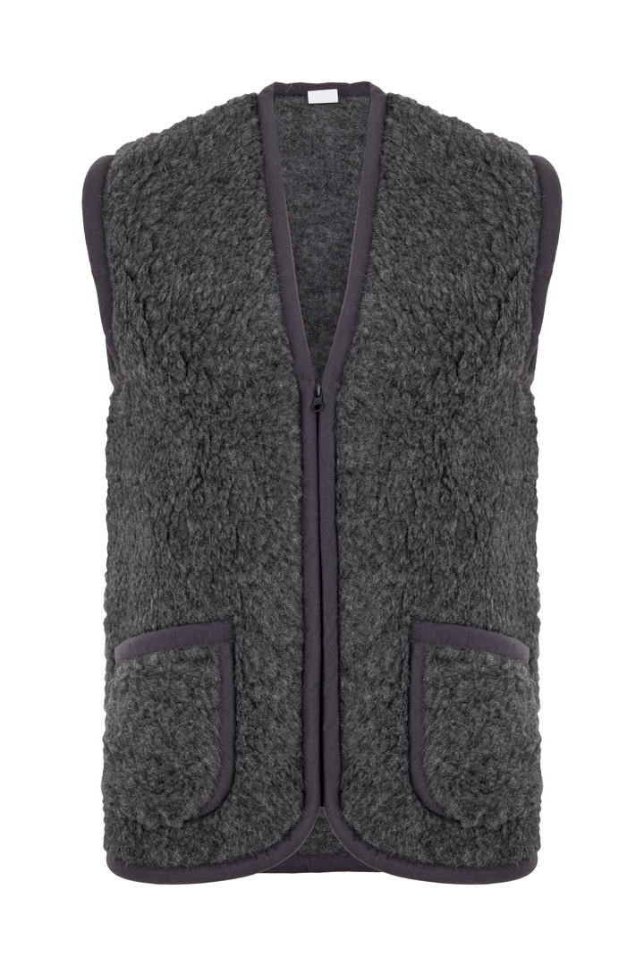 KAMIZELKA 100% WEŁNIANA ZAPINANA NA ZAMEK 3XL Rozmiar 3XL