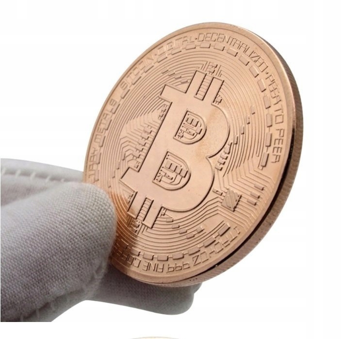 

Bitcoin Btc Moneta kolekcjonerska złota