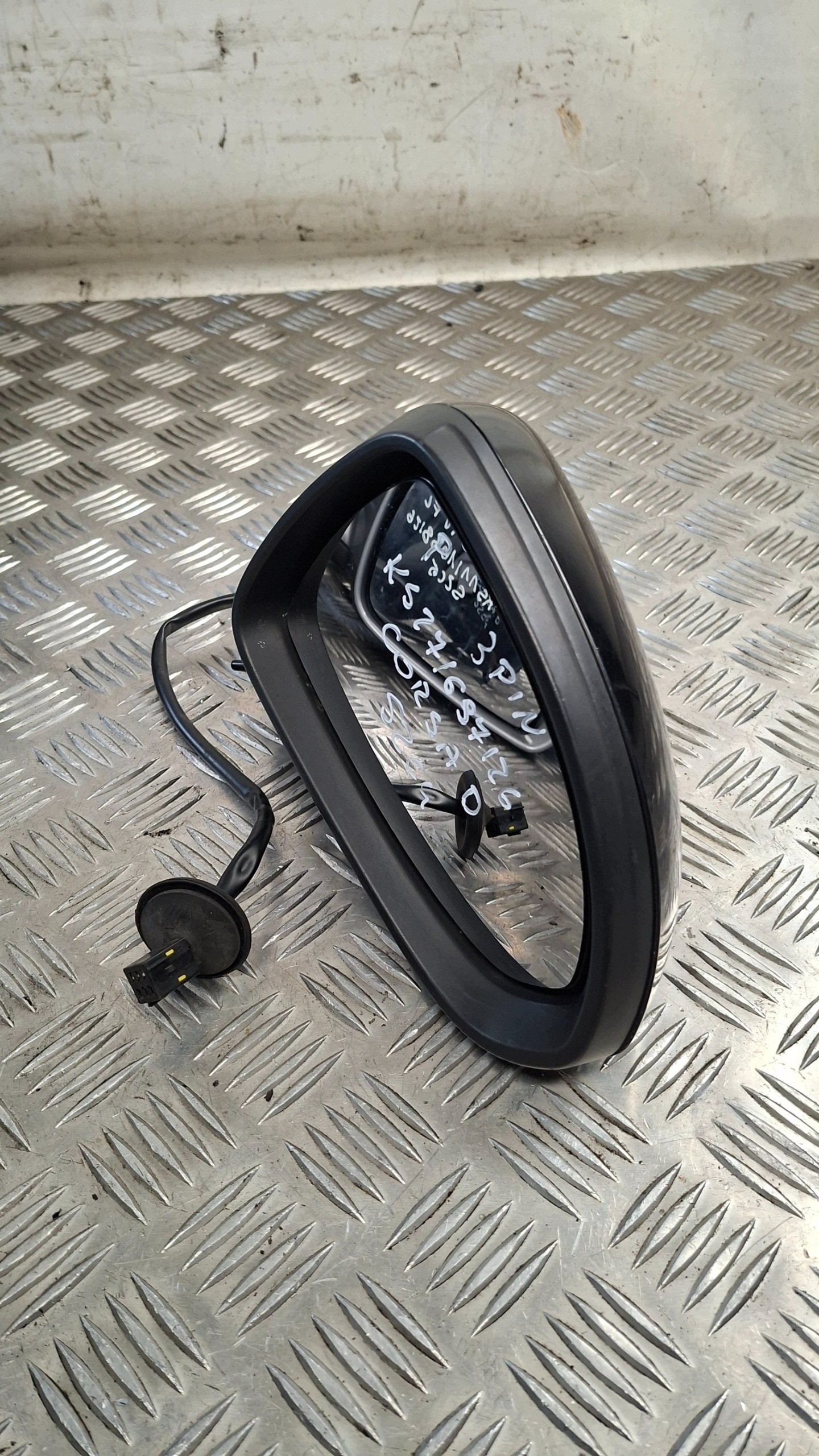 mirror right 3 PIN OPEL CORSA D