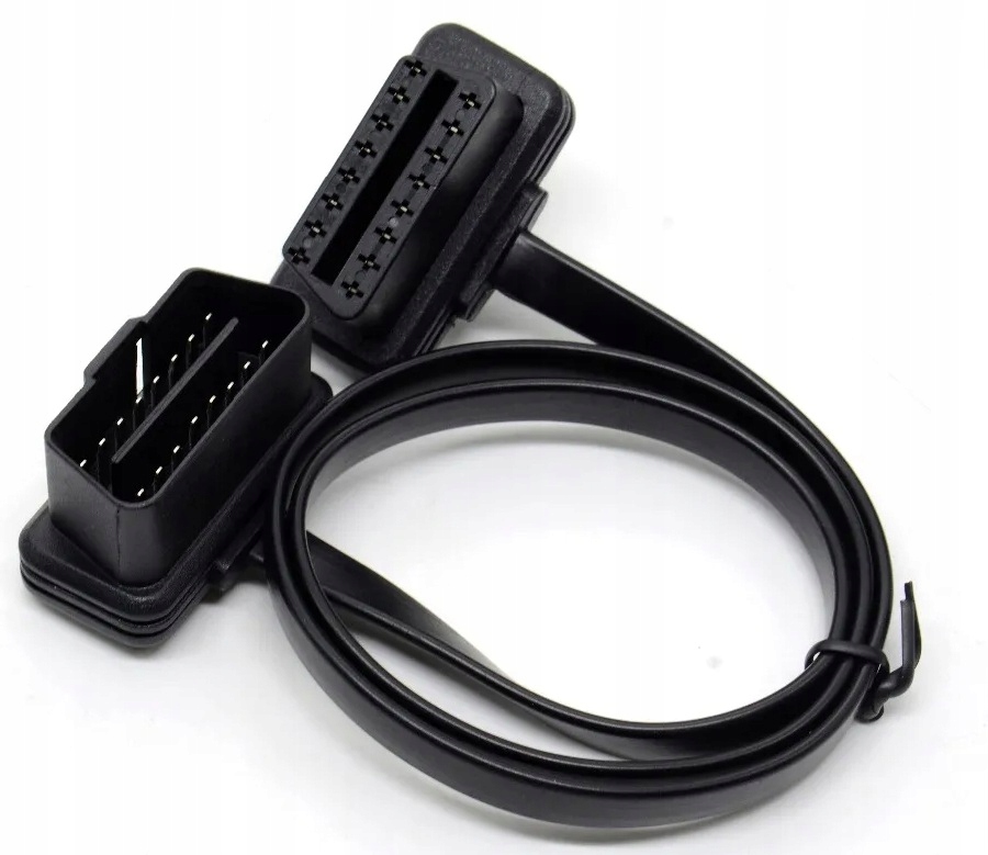 Przedłużka OBD2 Obdii eOBD 16 pin przedłużacz Kabel Adapter 60cm Autokomp