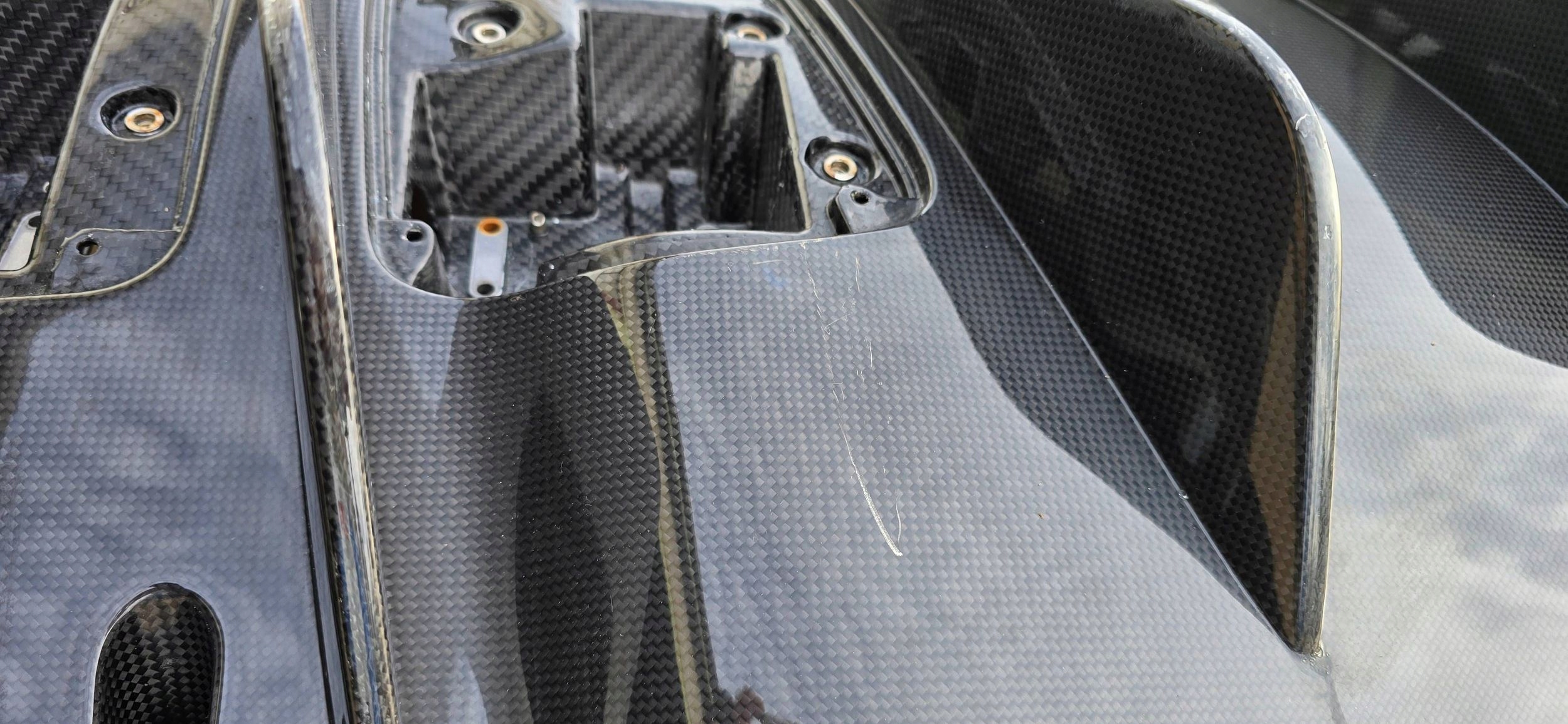 Ferrari 488 GTB abdeckung unter Stoßstange hinten Carbon Blende Abdeckung