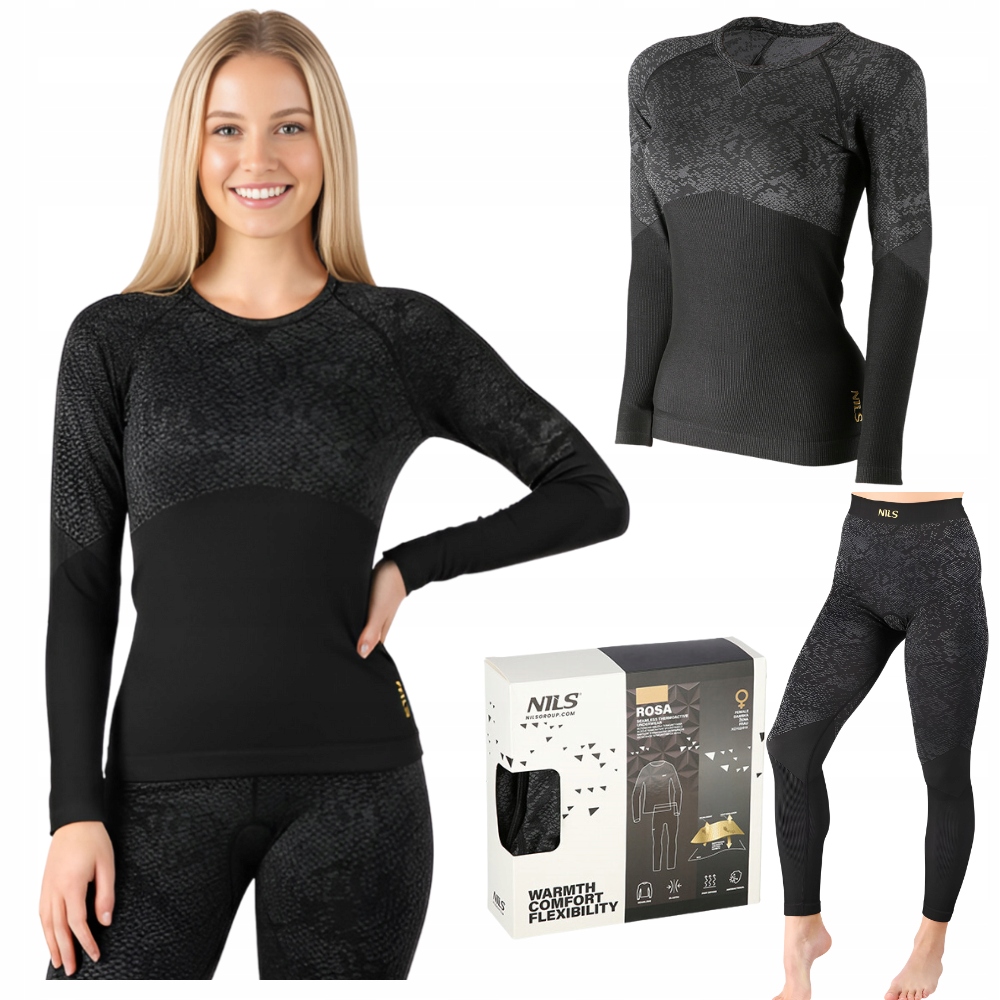 Termoaktivní spodní prádlo Termální oblečení Dámská zimní teplá souprava S/m