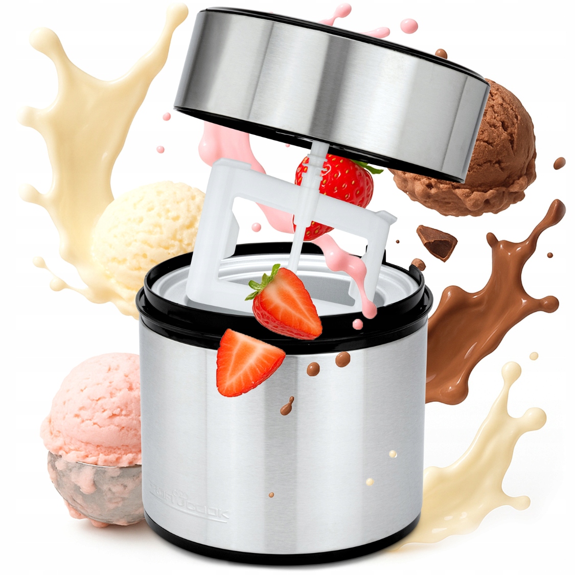 Lodziarka Automatyczna Maszyna automat Do Robienia Lodów sorbetów inox