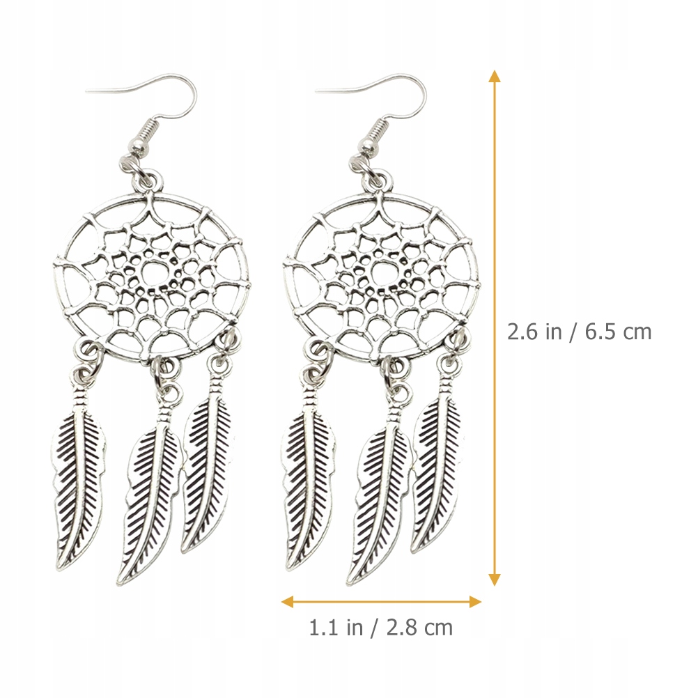 KOLCZYKI ŁAPACZY Snów Marka bez marki