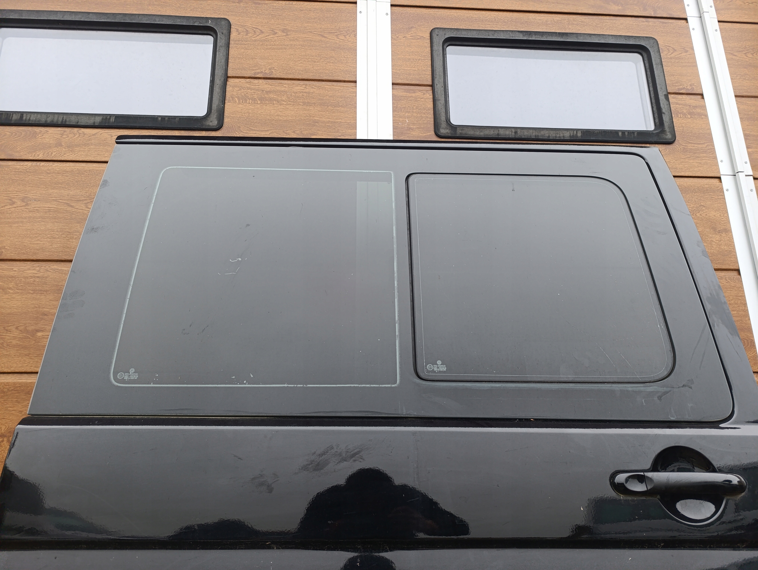 VW T5 door sliding black, LC9Z right