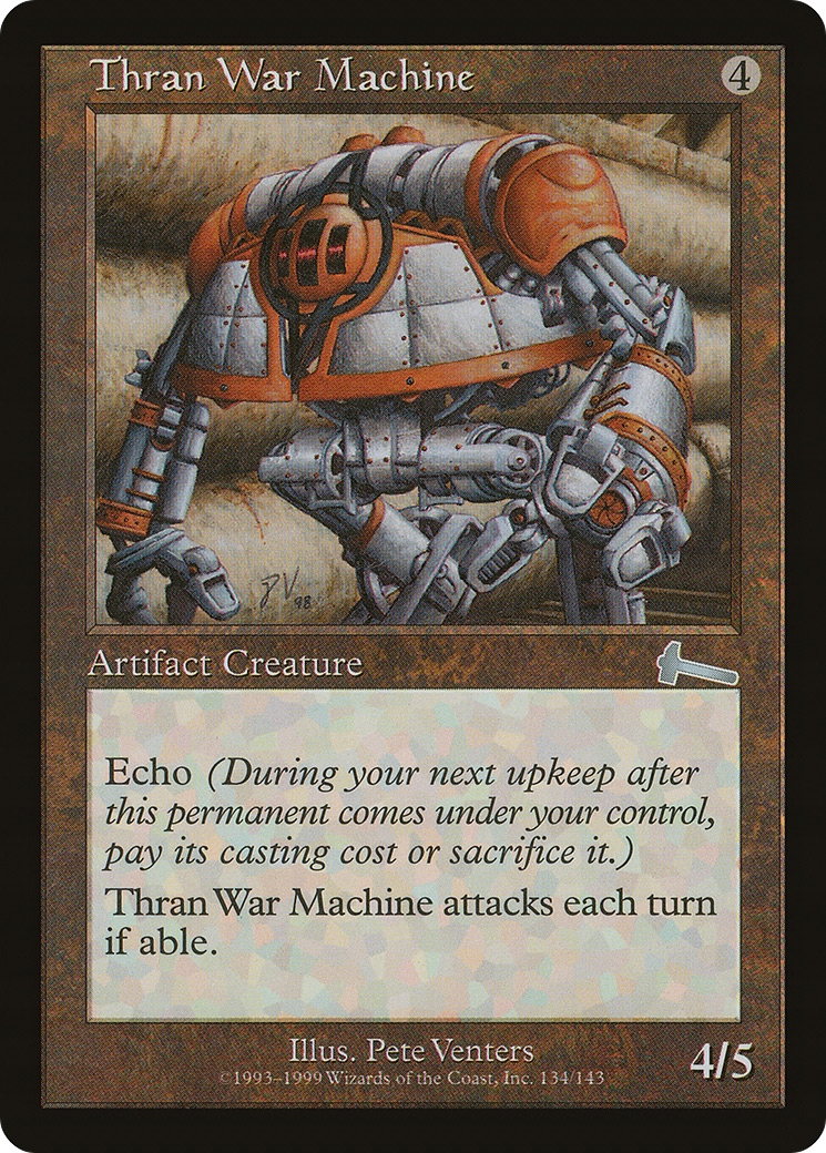 Mtg Thran War Machine (ulg) Unikat!!!