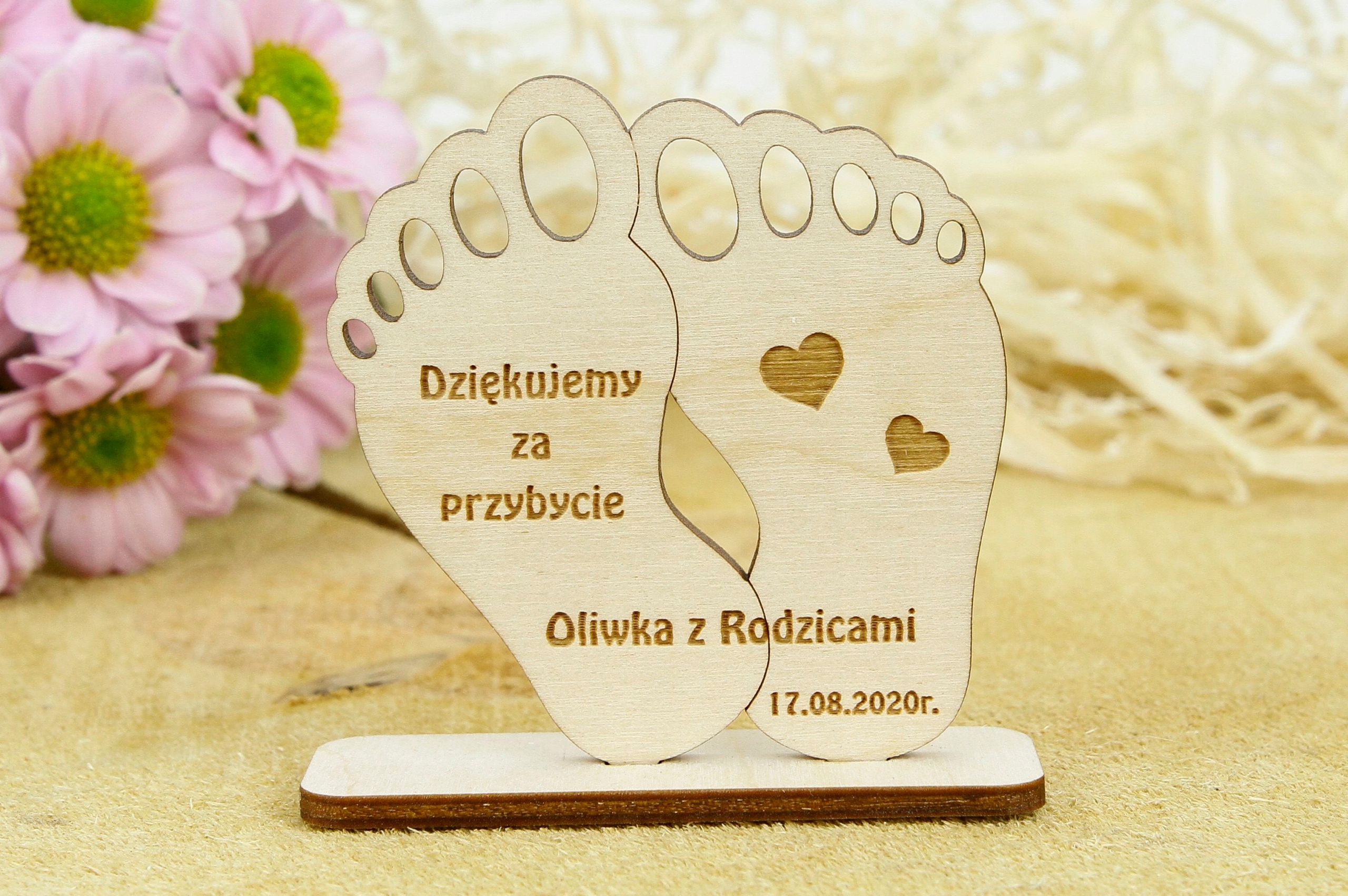 Statuetki podziękowania upominki dla gości Chrzest Rodzaj inny