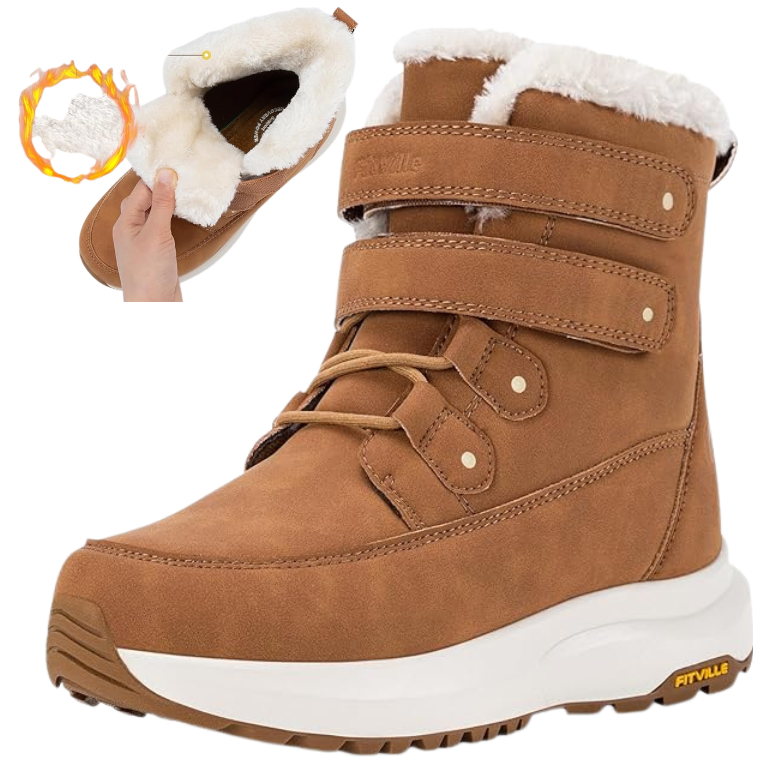 Sněhule Dámské Zateplené Dětské Nepromokavé Zimní Boty Široké 38