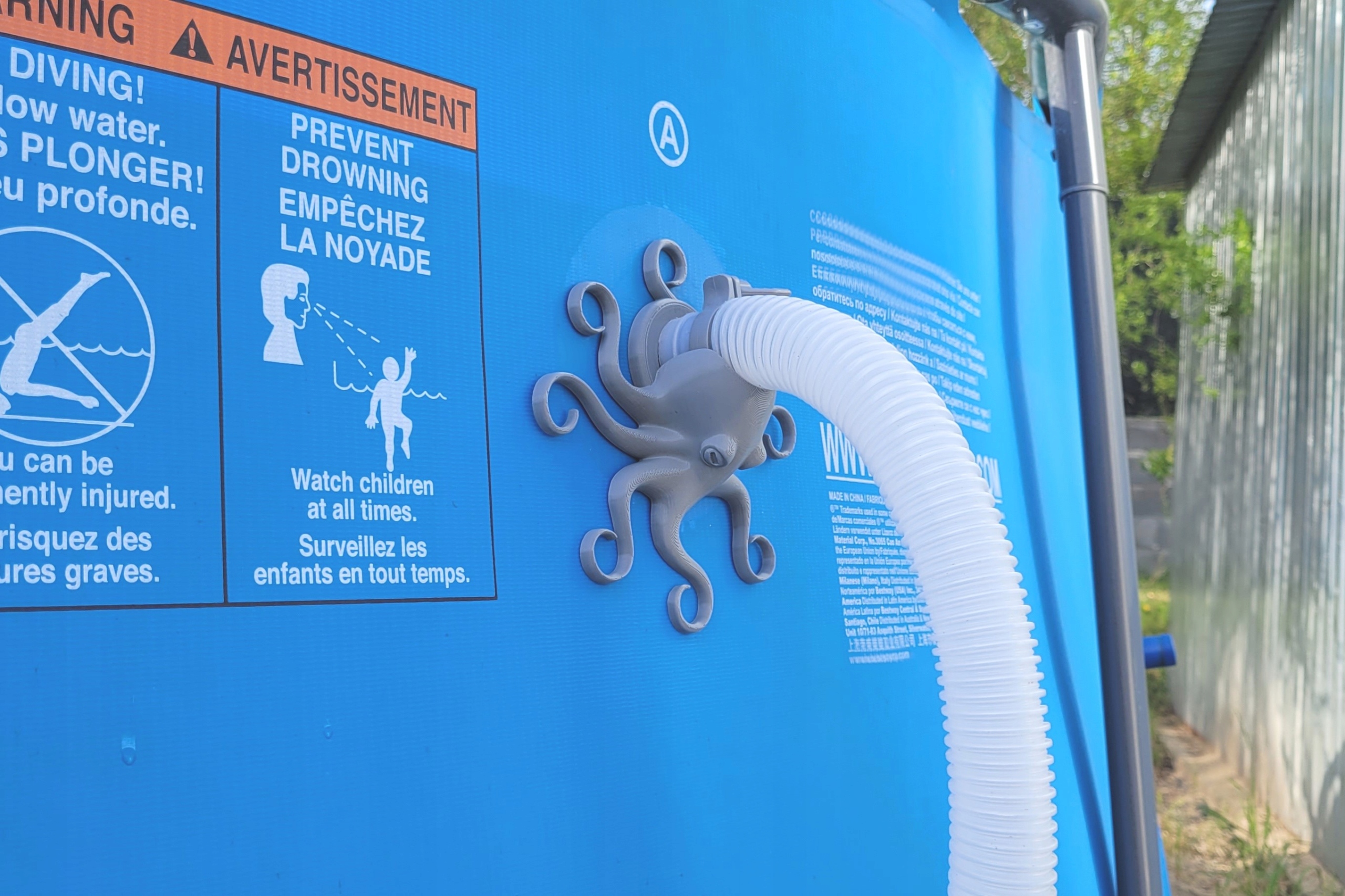 2x PODPORA RUR BASENU Uchwyt do WĘŻA RURY BASENOWEJ INTEX BESTWAY Ø 32 mm Długość 6 cm