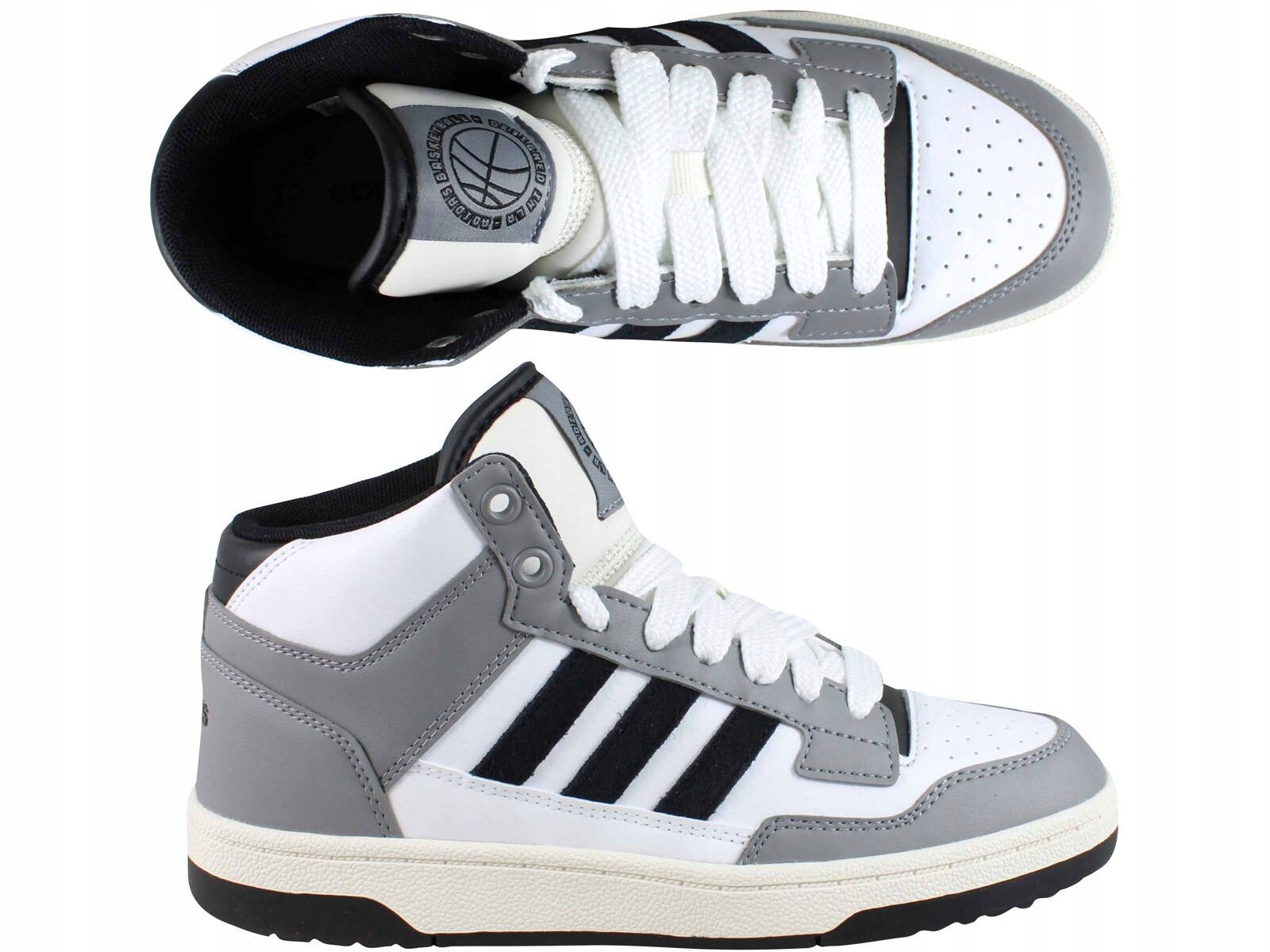 Adidas Rapid Court MID JR0191 Buty Trampki Tenisówki Dziecięce Skate