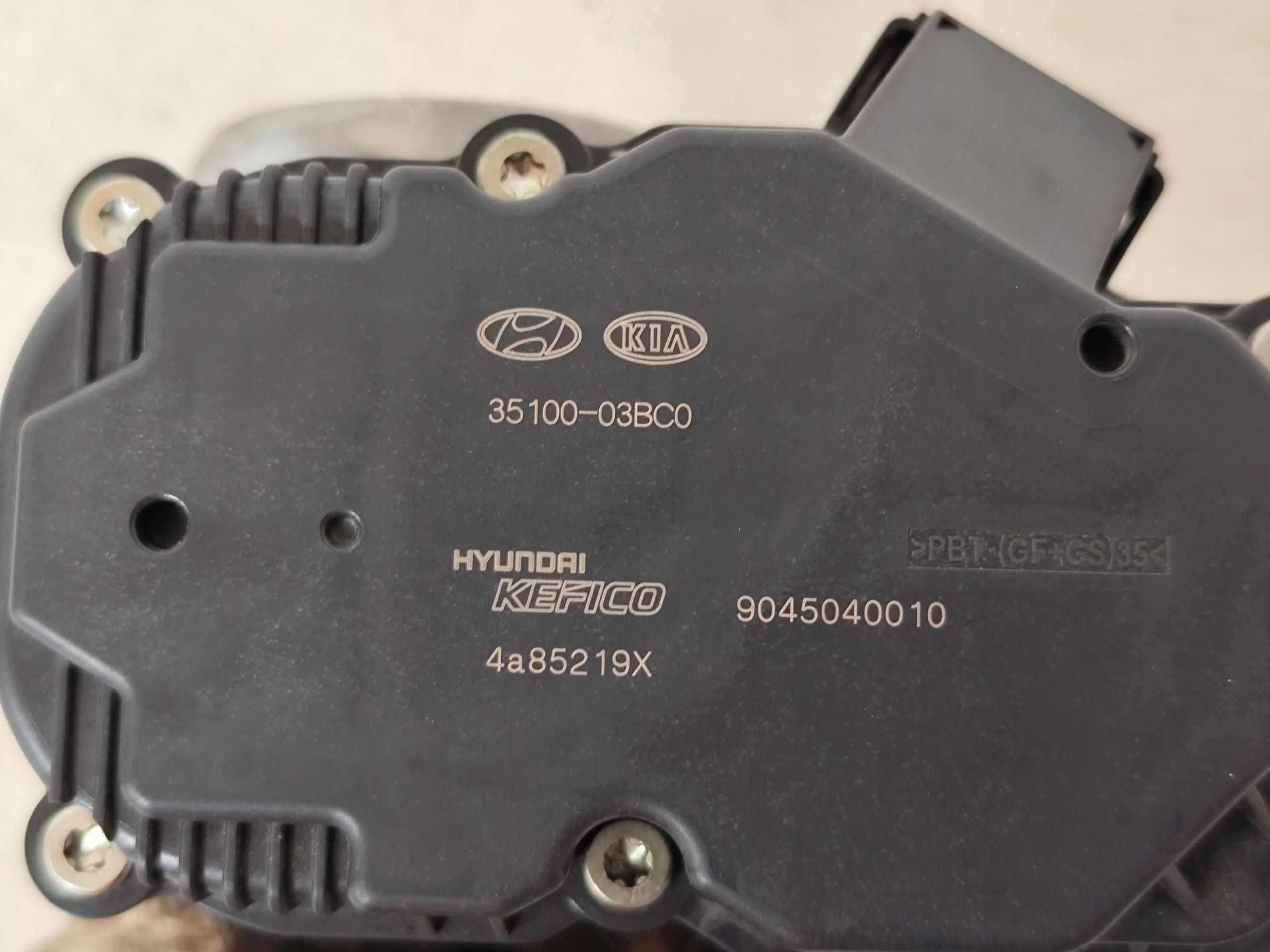 KIA RIO IV 2018 1.2B Valvola a farfalla Motore