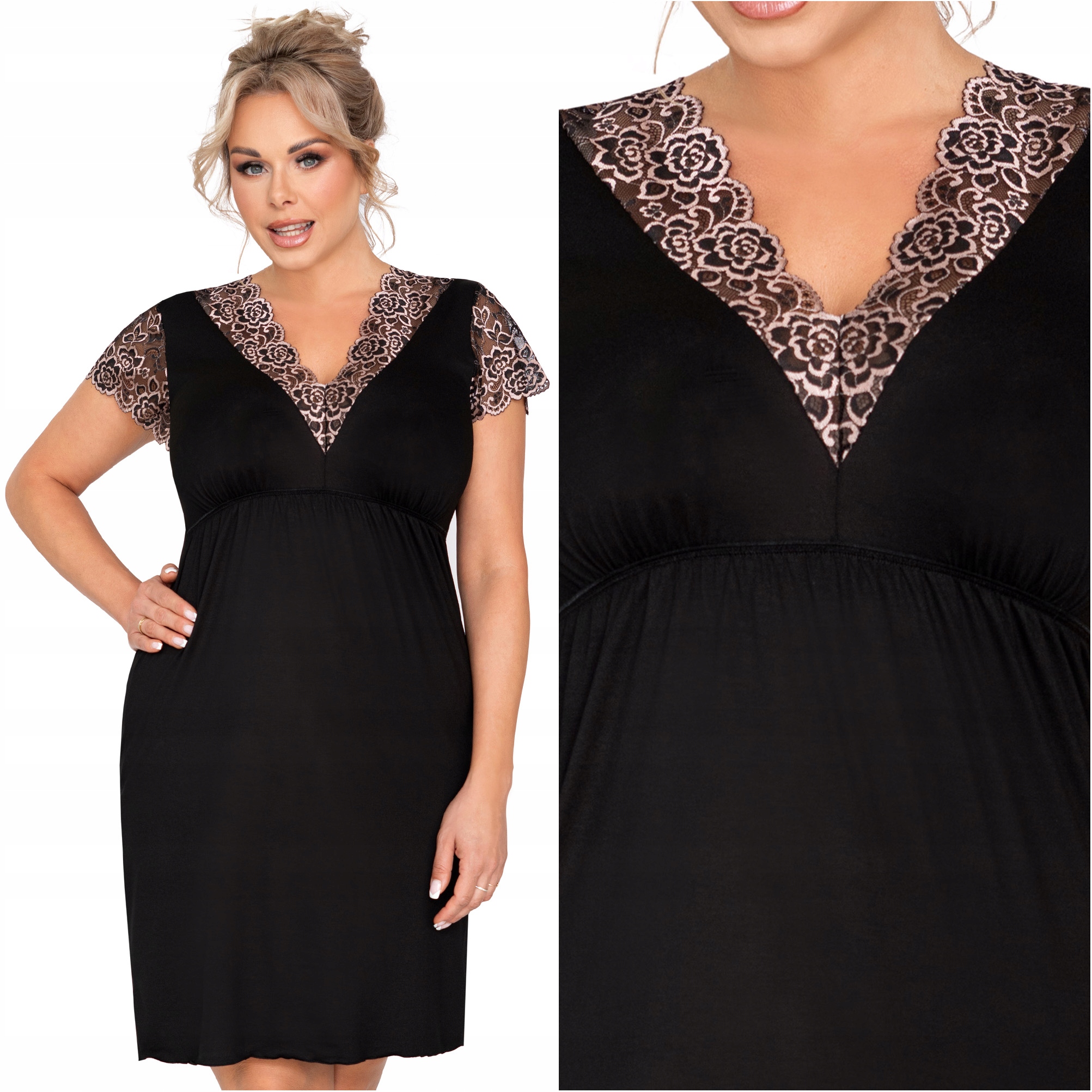 Koszula nocna plus size DONNA Emma 5XL/50