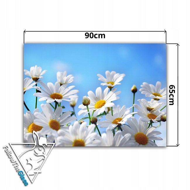 dekor szkło panel hartowany HD 90x65 kwiat Typ dekor