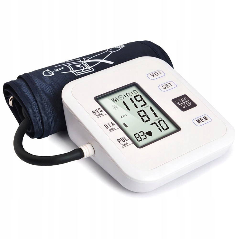 

Elektroniczny ciśnieniomierz naramienny LCD Usb