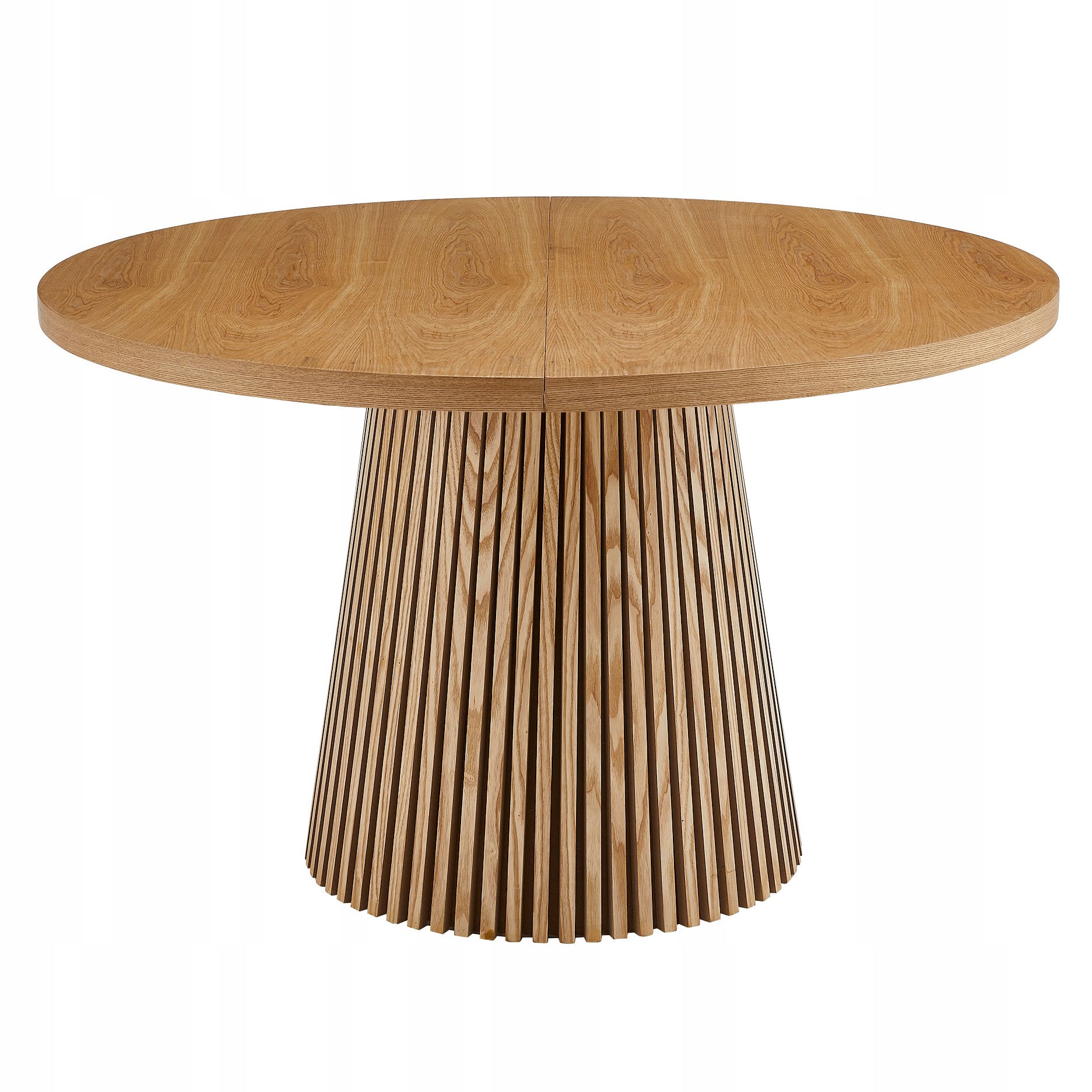 Stół okrągły rozkładany kuchenny dąb naturalny do jadalni, kuchni - TILO